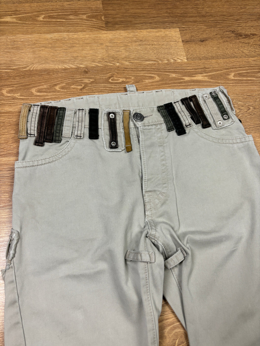 Dsquared2 SS2005 Runway Multi Belt Loop Utility Pants