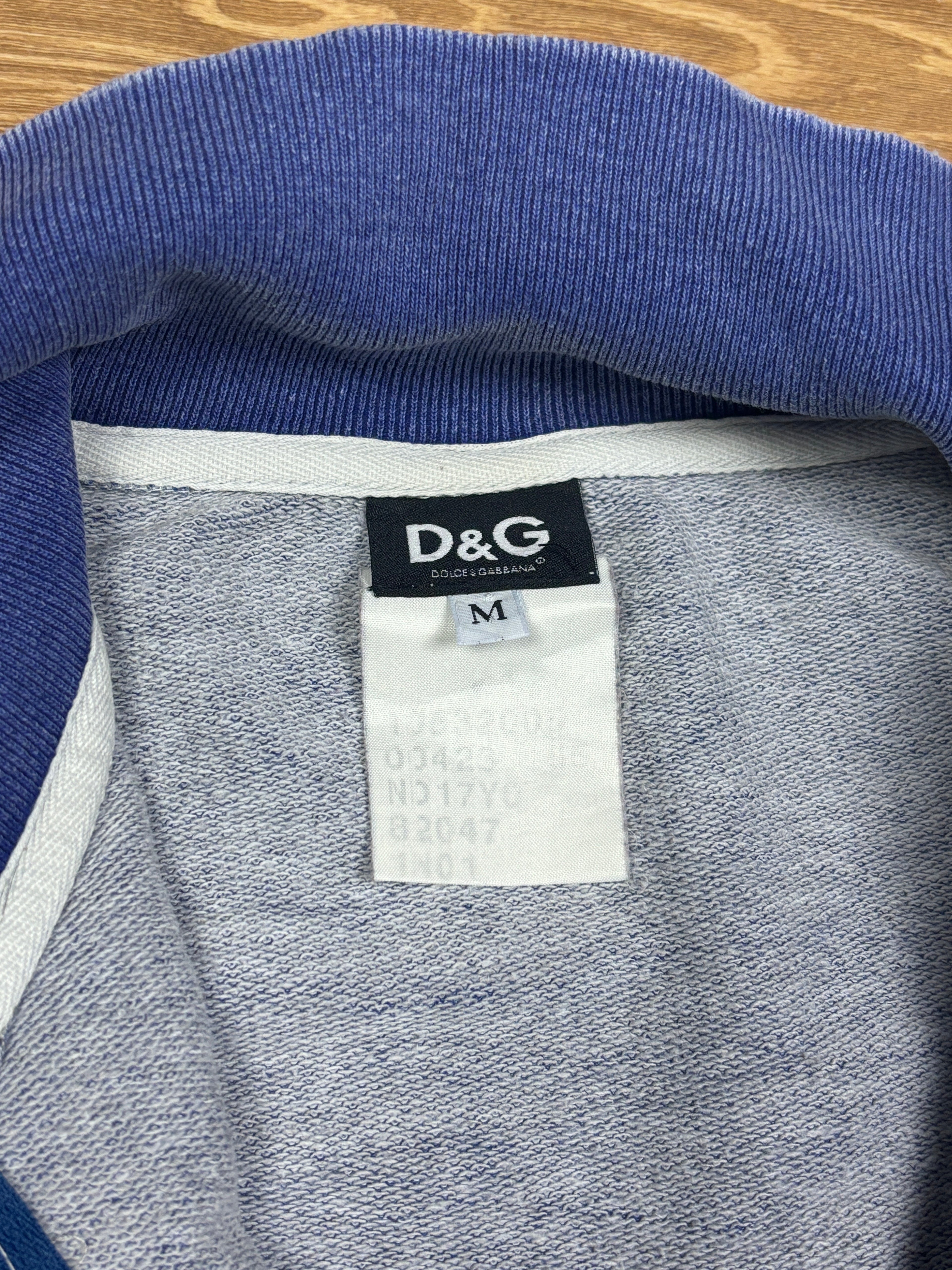2000s D&G “Explicit Action” Zip-Up Sweatshirt