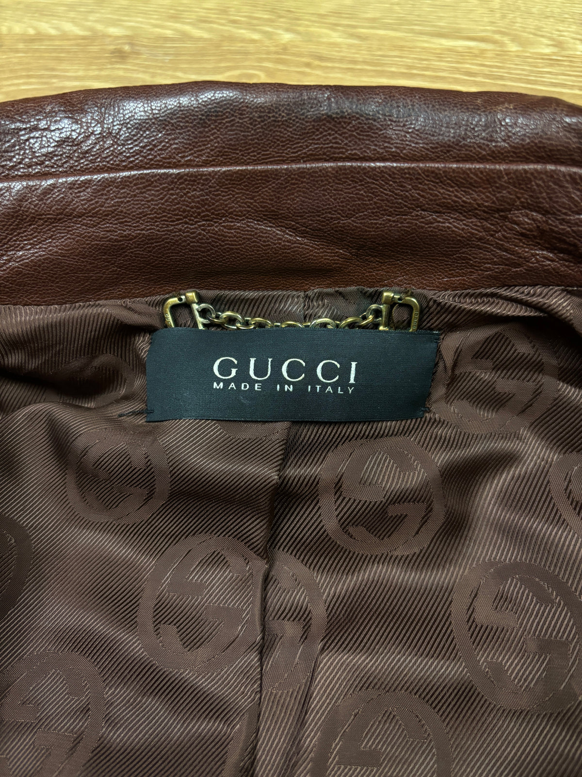 Gucci Frida Giannini Multipocket Leather Jacket