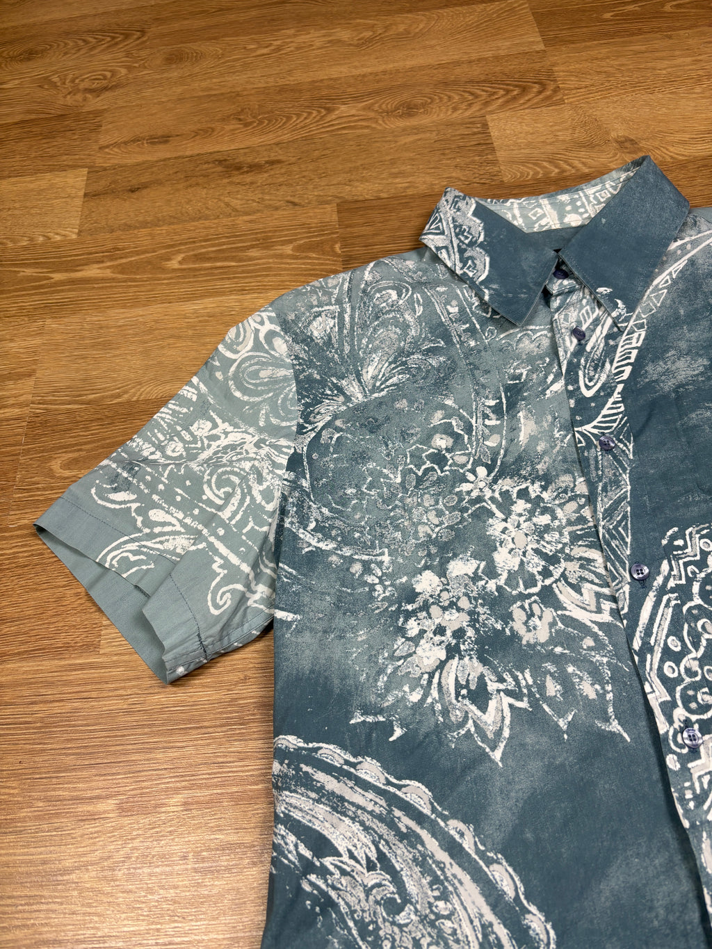 2000s Just Cavalli Paisley Print Button Up Shirt