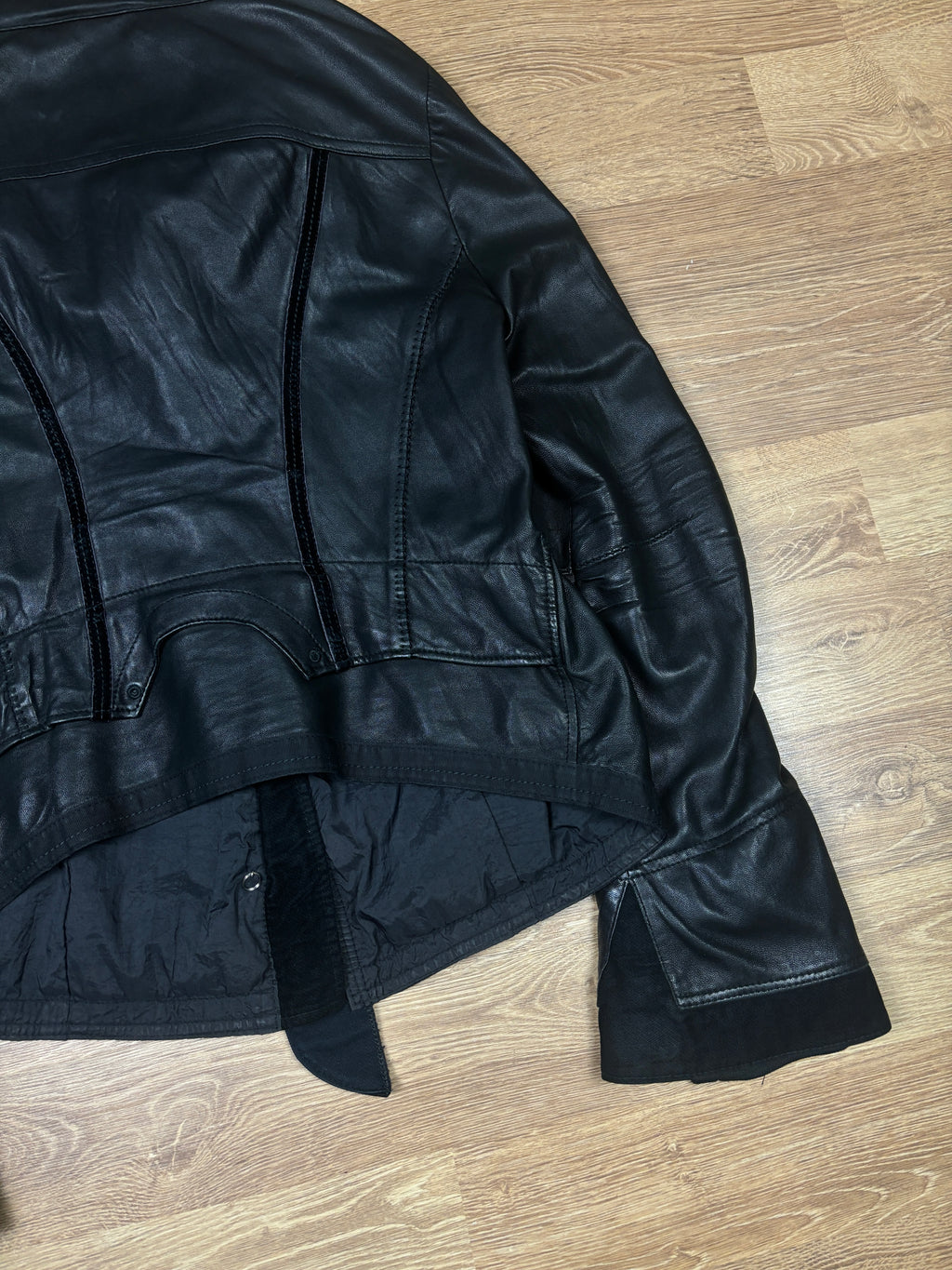 2000s Marithé + François Girbaud Lamb Leather Bondage Jacket
