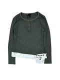 Diesel Khaki Longsleeve with Detachable Pocket