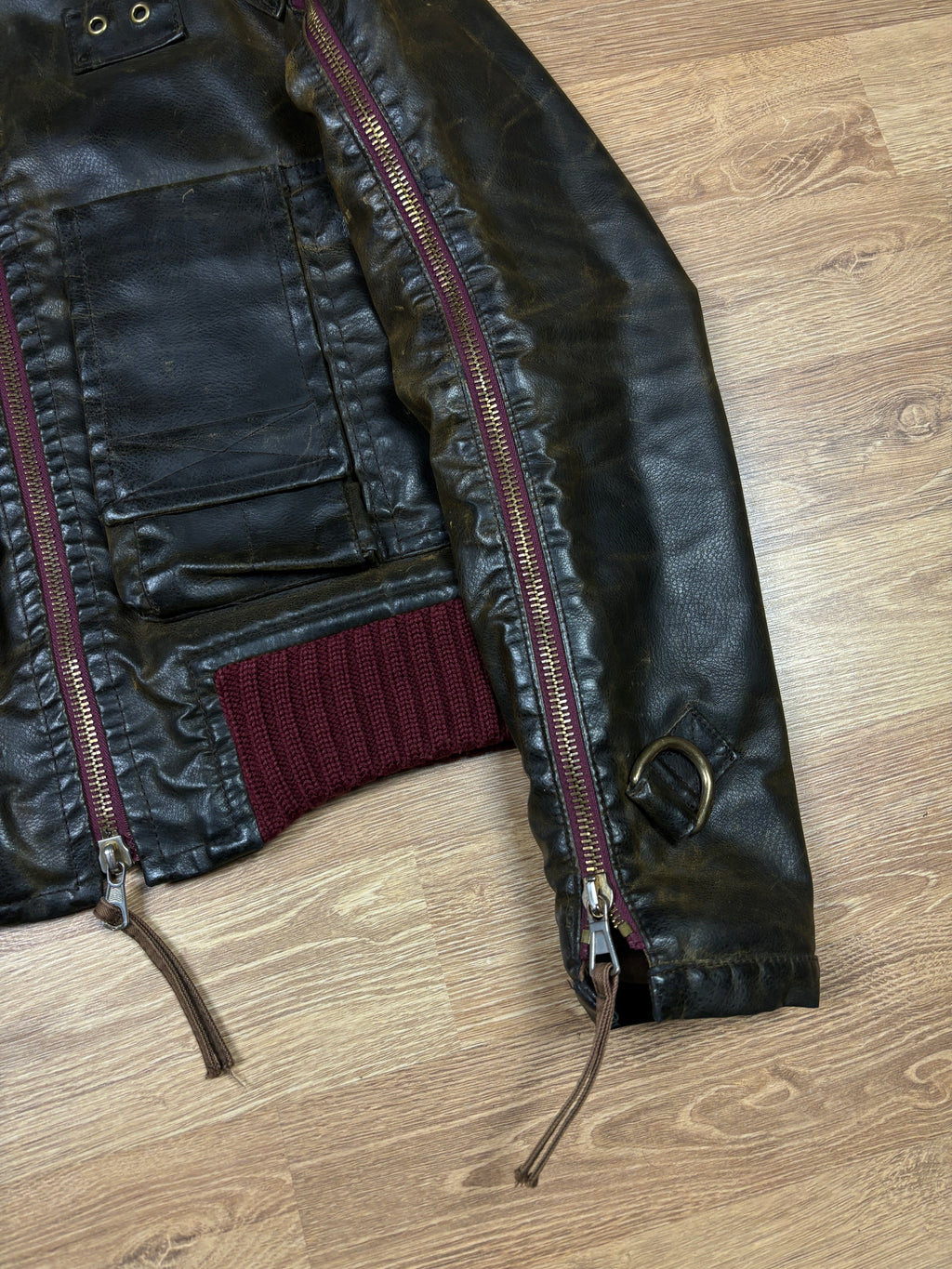 Dsquared2 AW2003 Runway Multi-Zip Bomber Jacket