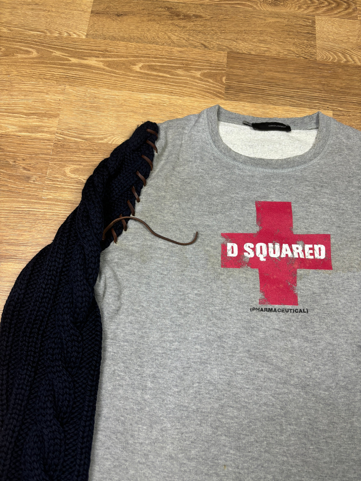 Dsquared2 AW2002 Runway Pharmaceutical Hybrid Knit Sweater