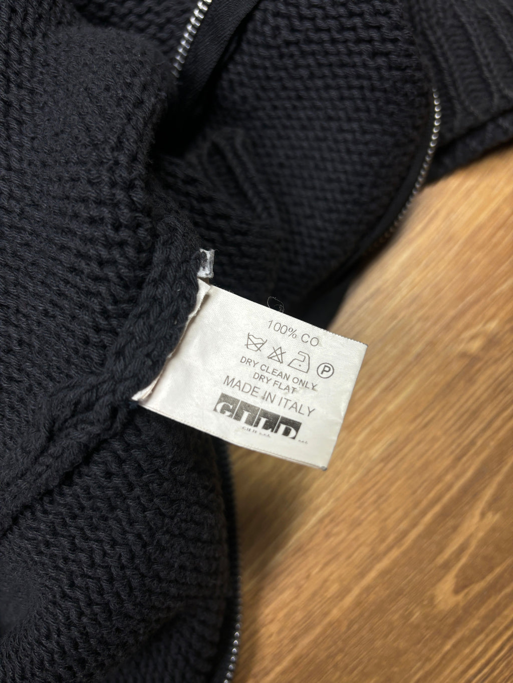 2000s Dsquared2 Double-Zip Heavy Knit Sweater
