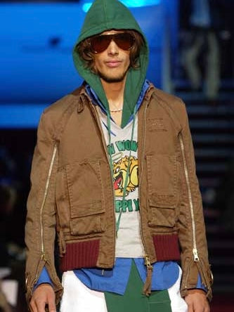 Dsquared2 AW2003 Runway Multi-Zip Bomber Jacket