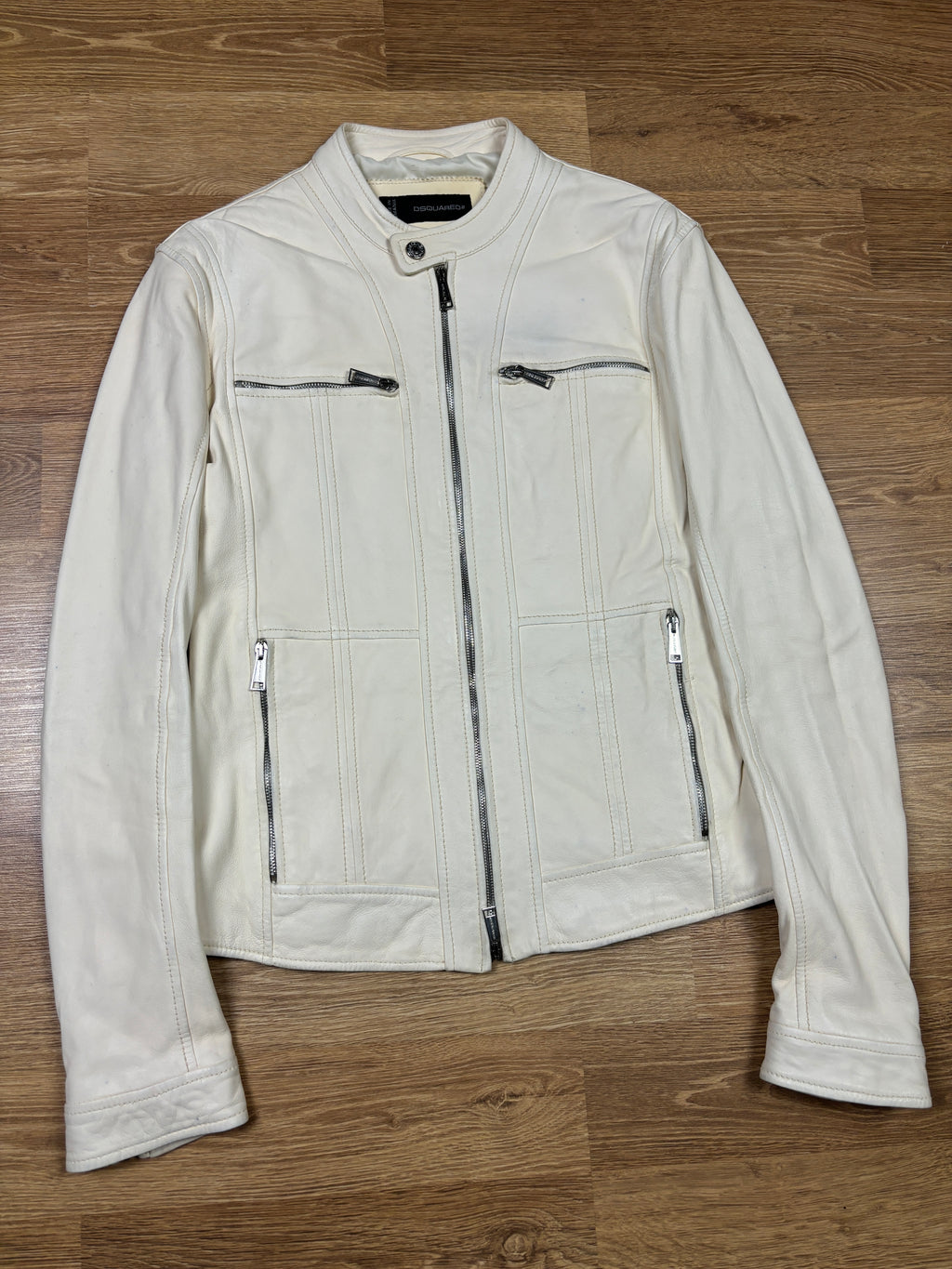 Dsquared2 SS2013 Runway Leather Biker Jacket