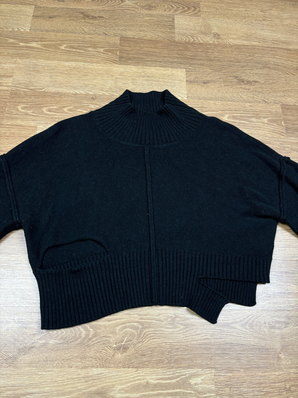 MM6 Maison Margiela Reworked Cropped Knit Sweater
