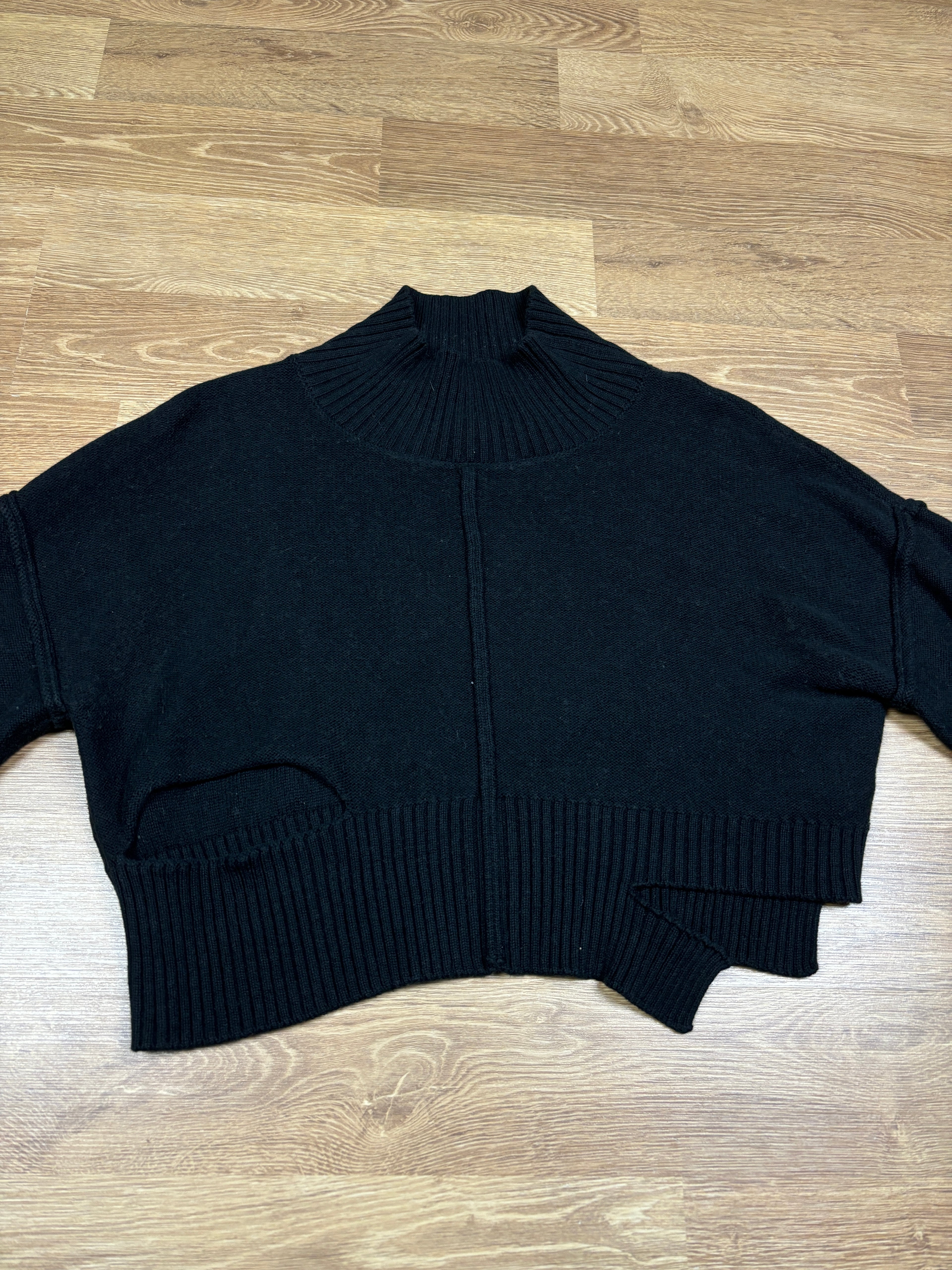MM6 Maison Margiela Reworked Cropped Knit Sweater