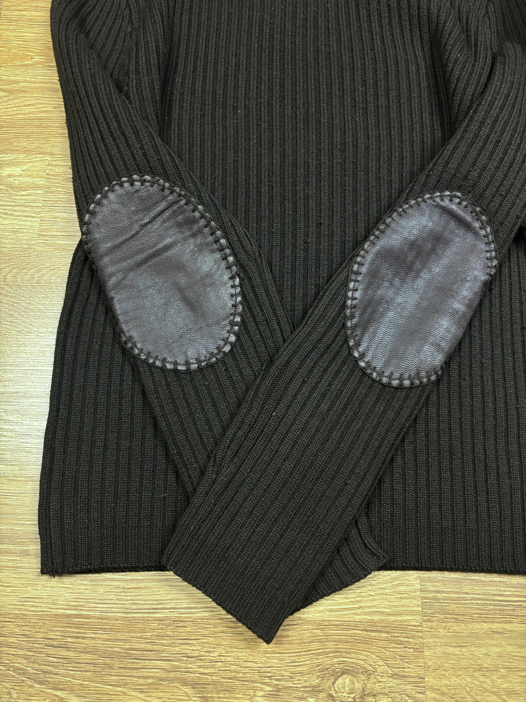2000s Roberto Cavalli Wool Phoenix Embroidered Turtleneck