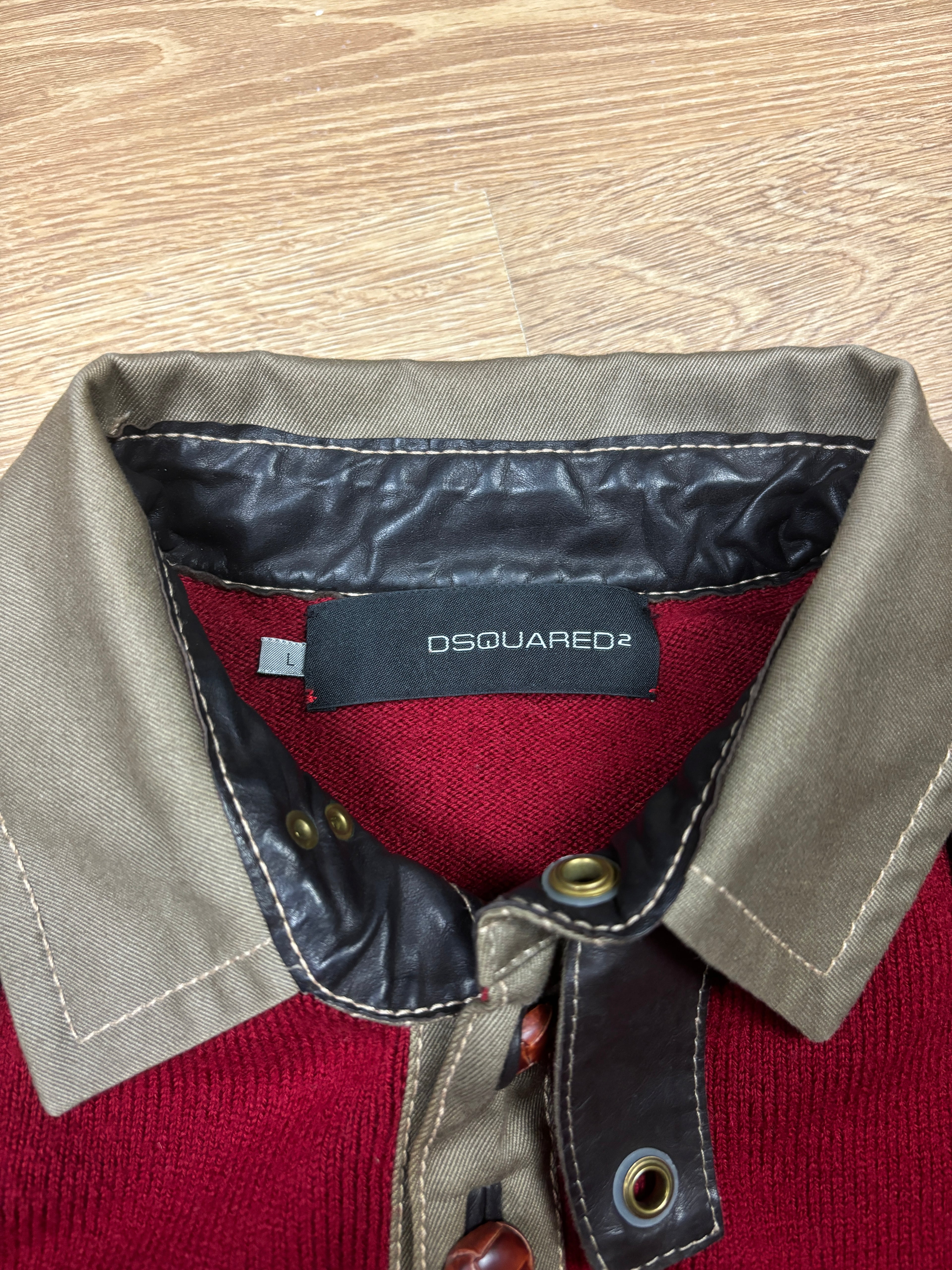 AW2004 Dsquared2 Runway Wool Knit Polo