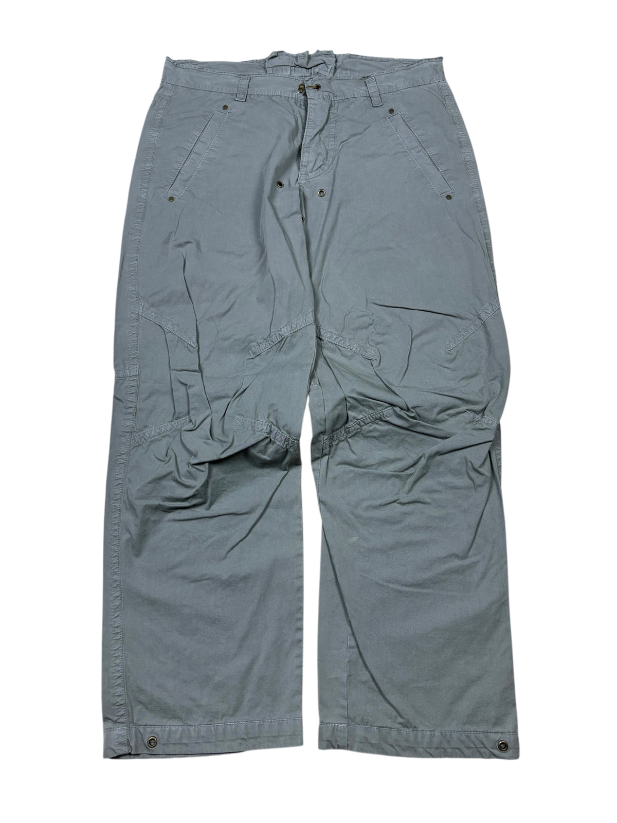 2000s Dsquared2 Grey Cargo Pants
