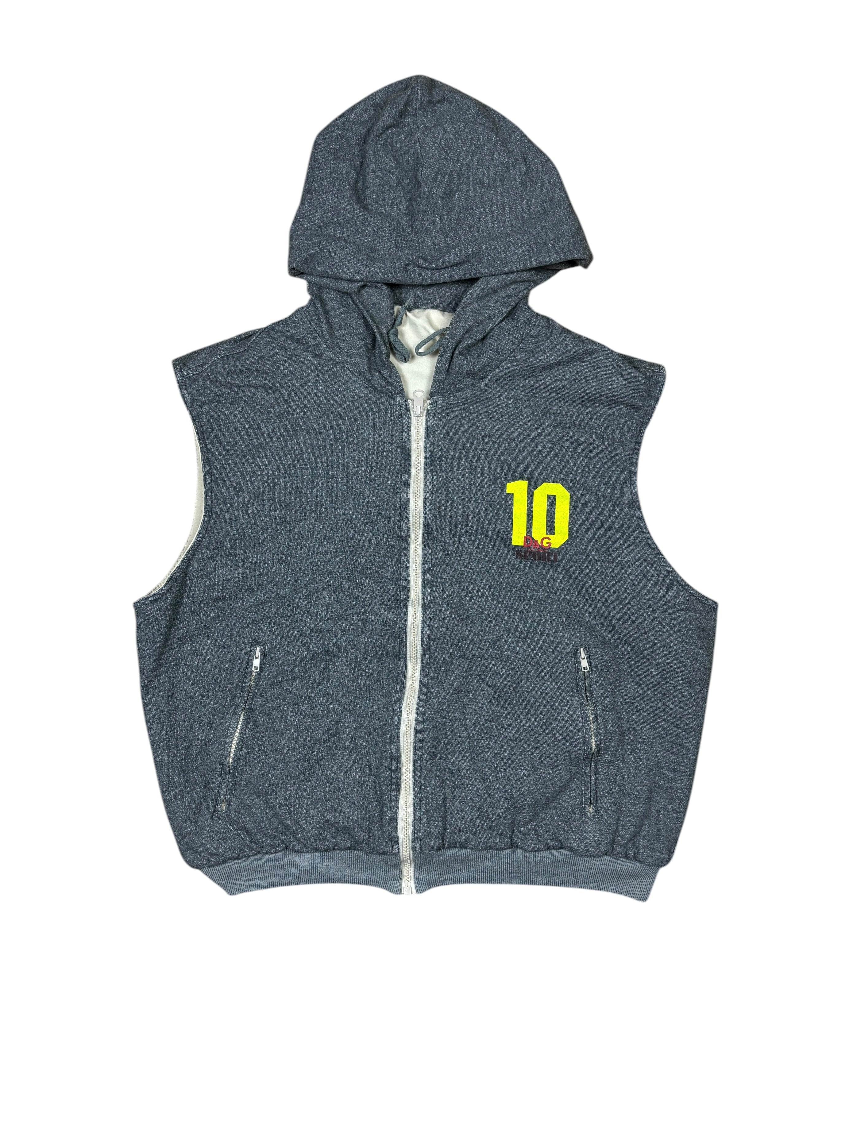 2000s D&G Sport Reversible Hooded Utility Vest