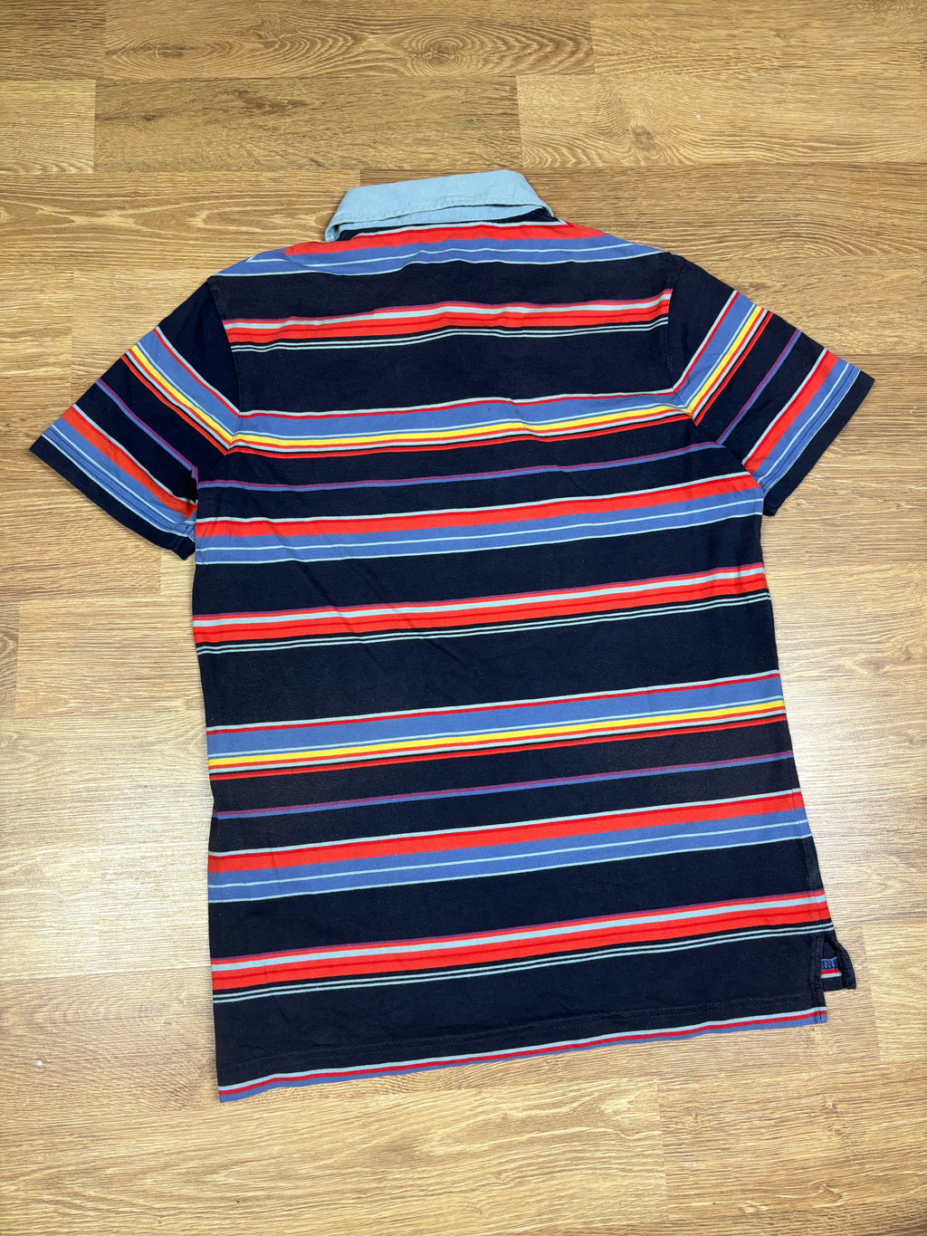 2000s Dolce & Gabbana Multicolor Striped Polo Shirt