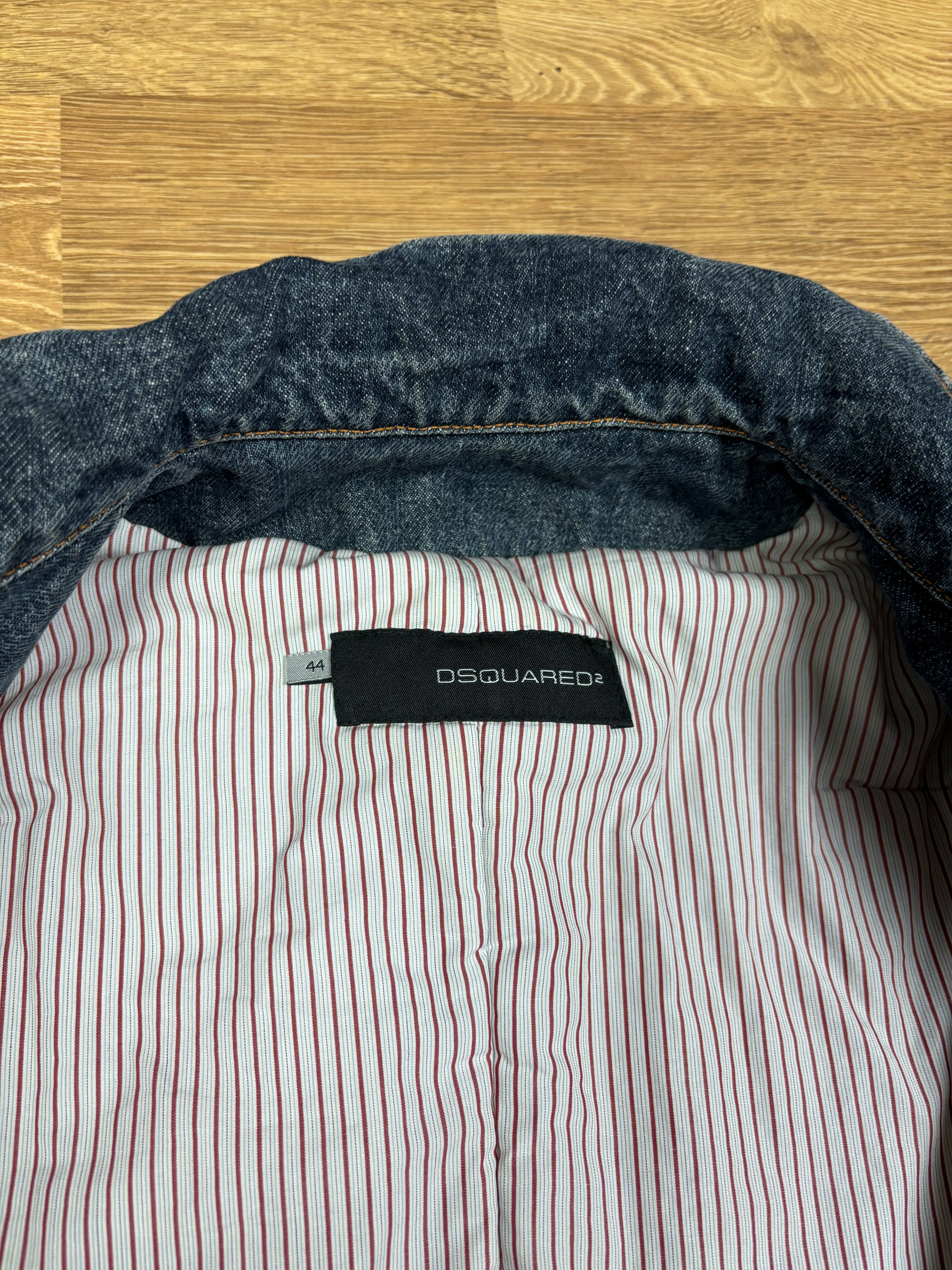Dsquared2 AW2002 Runway Corduroy Denim Coat