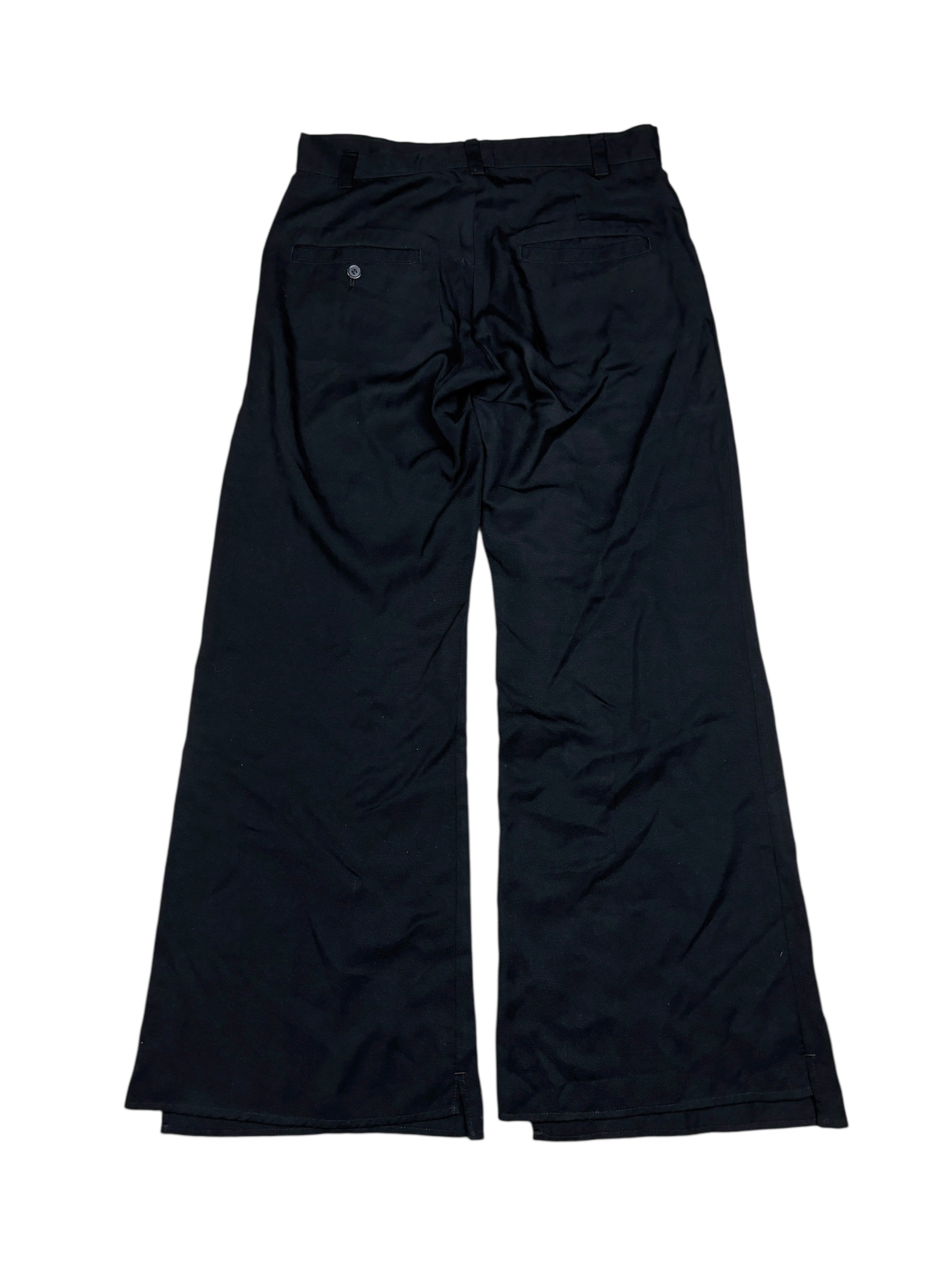 Y’s Yohji Yamamoto Wide Leg Rayon Trousers