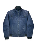 Gucci 2000s Cotton Biker Jacket Navy