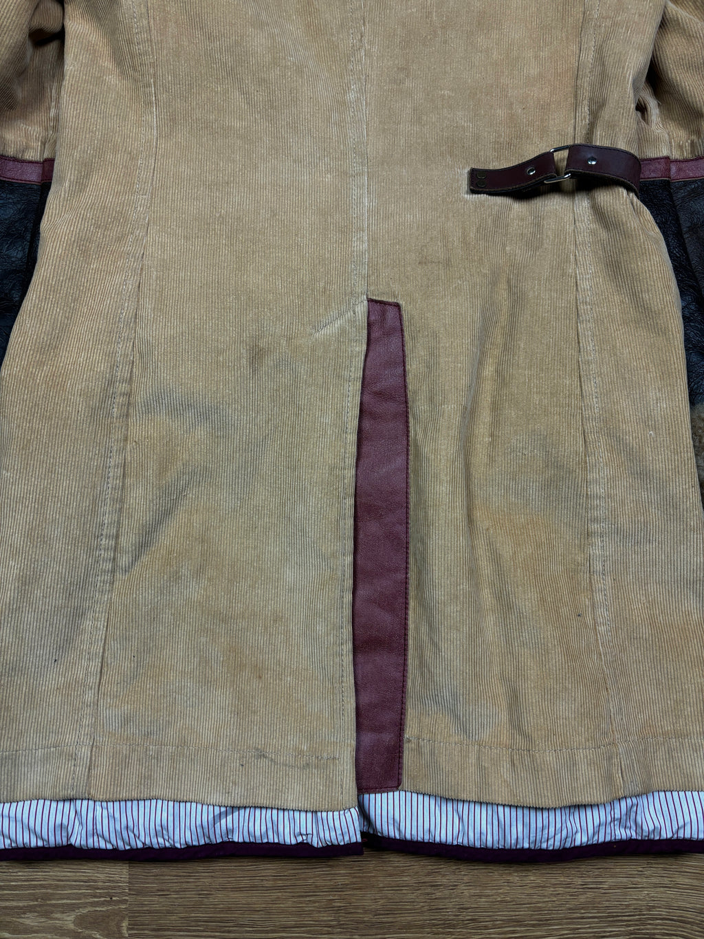 Dsquared2 AW2002 Runway Corduroy Denim Coat