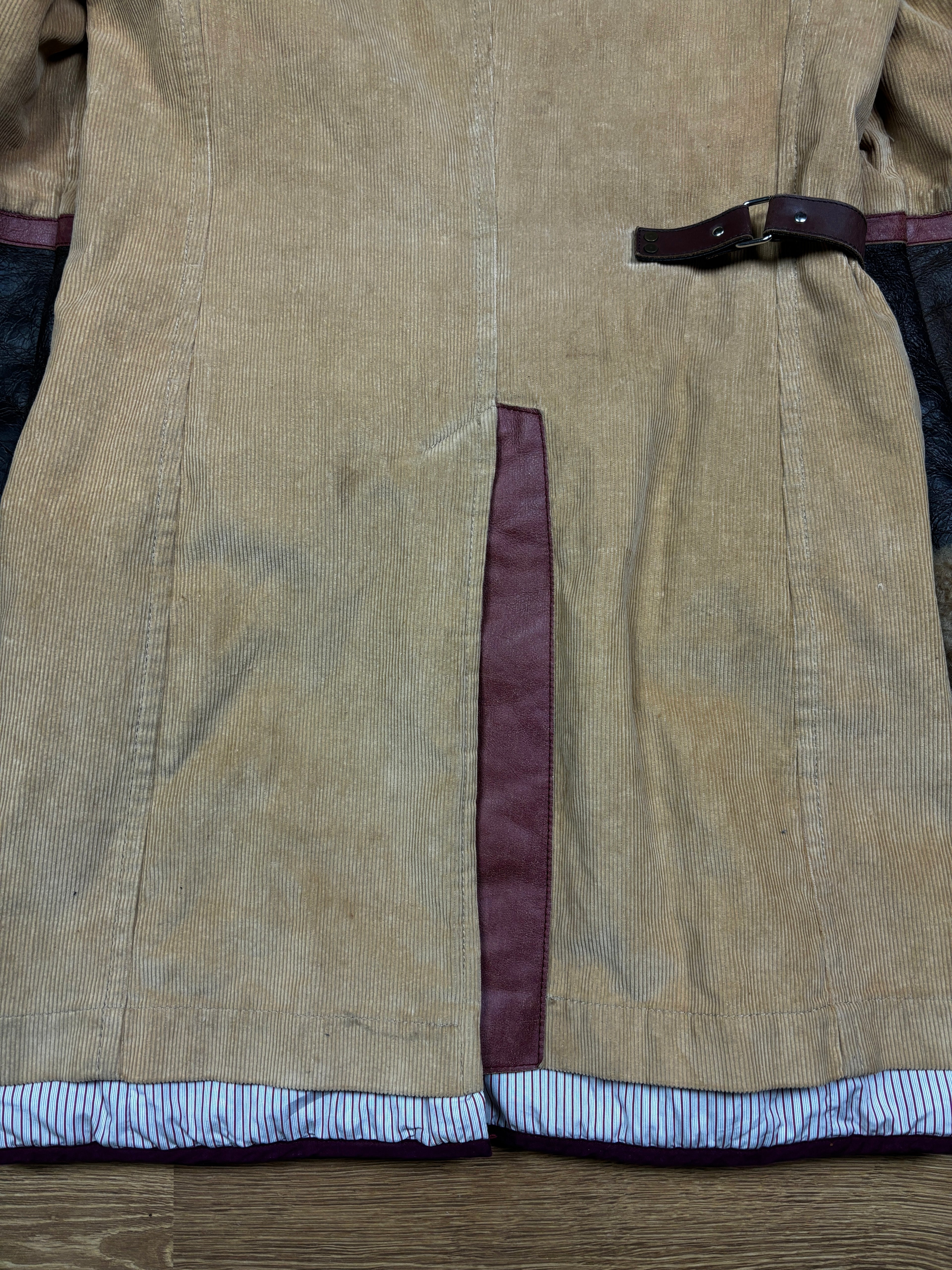 Dsquared2 AW2002 Runway Corduroy Denim Coat