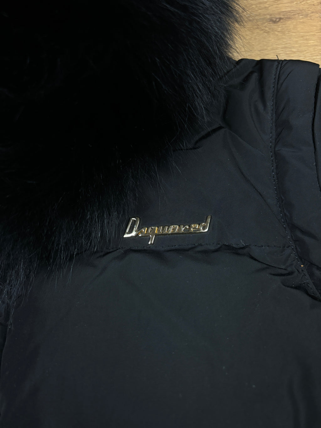 Dsquared2 Fox Fur Collar Down Jacket