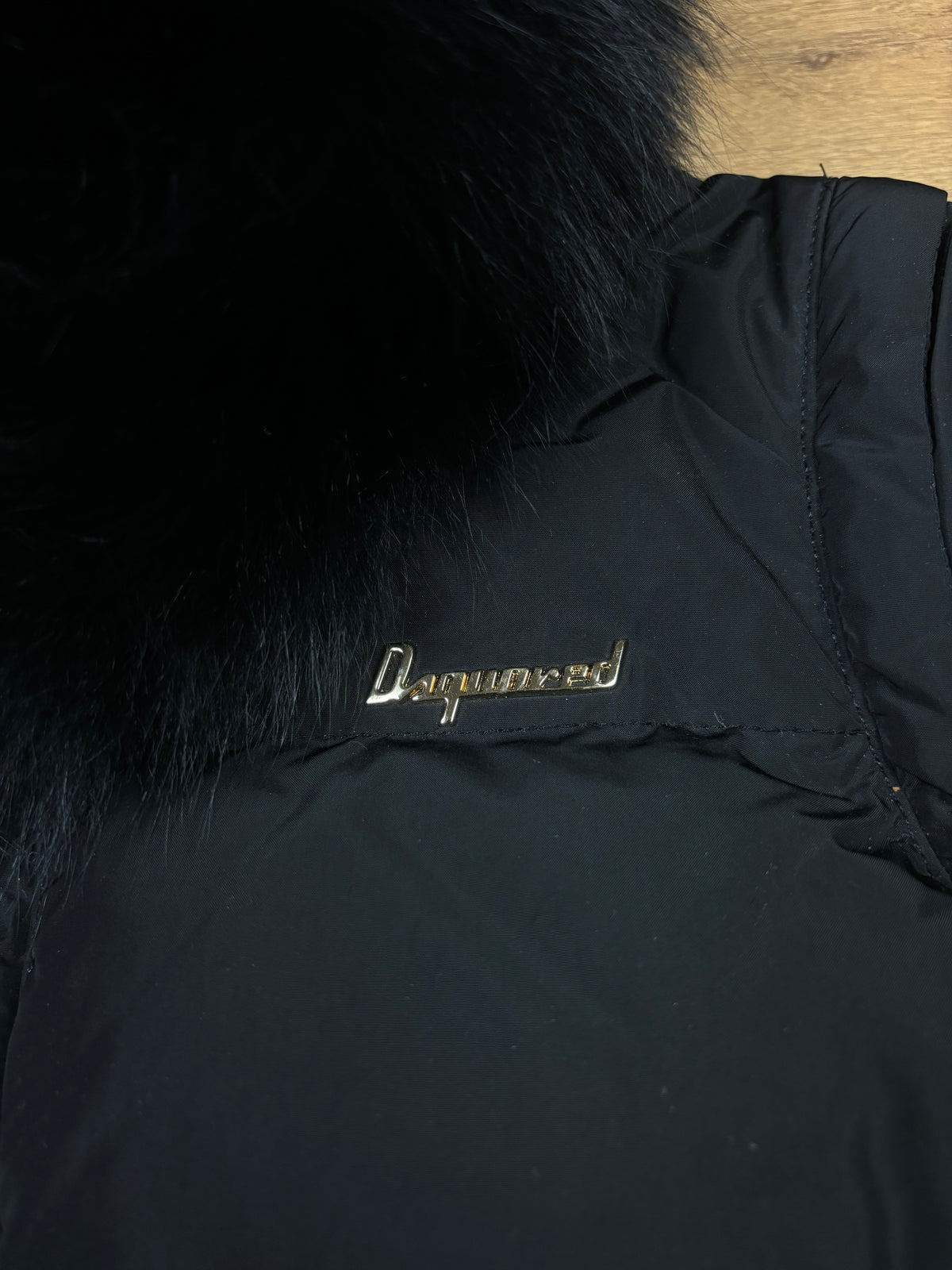 Dsquared2 Fox Fur Collar Down Jacket