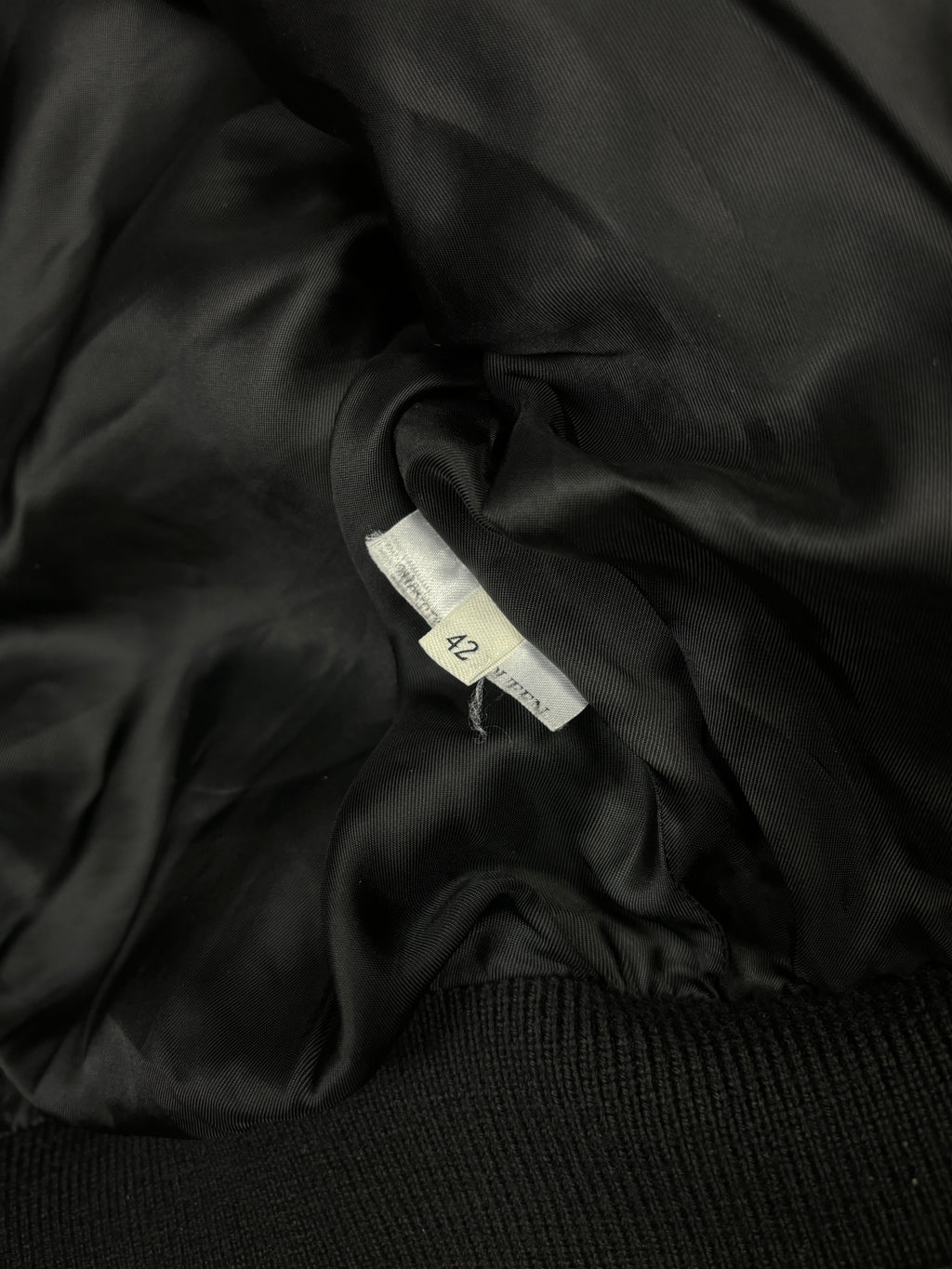 Alexander McQueen Cropped Balloon Sleeve Bomber Jacket