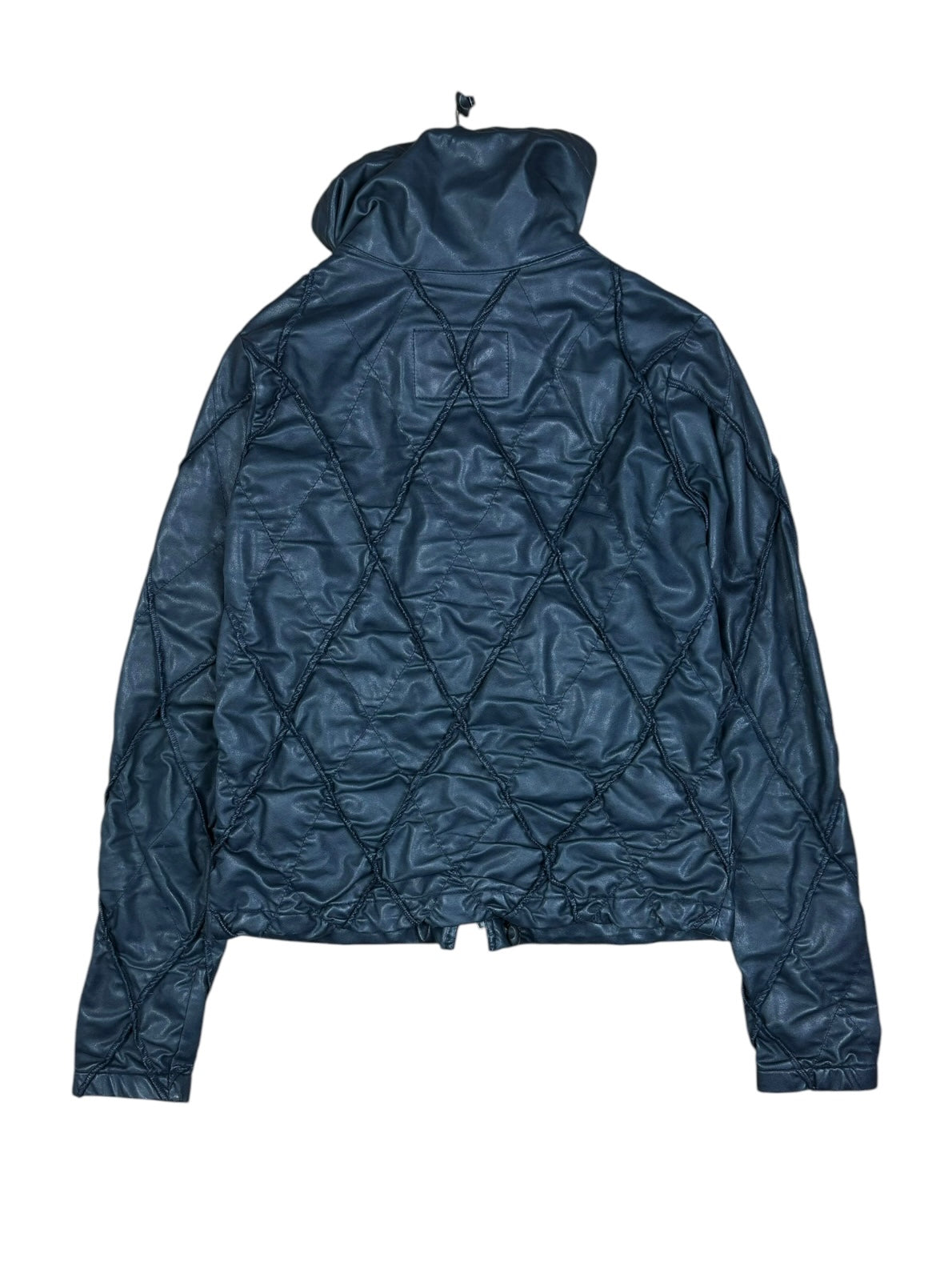 Marithé François Girbaud FW2000 Structured Navy Jacket