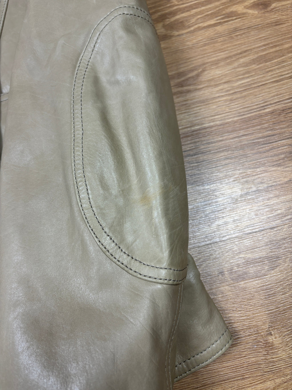 Gucci Frida Giannini Leather Shearling Collar Jacket