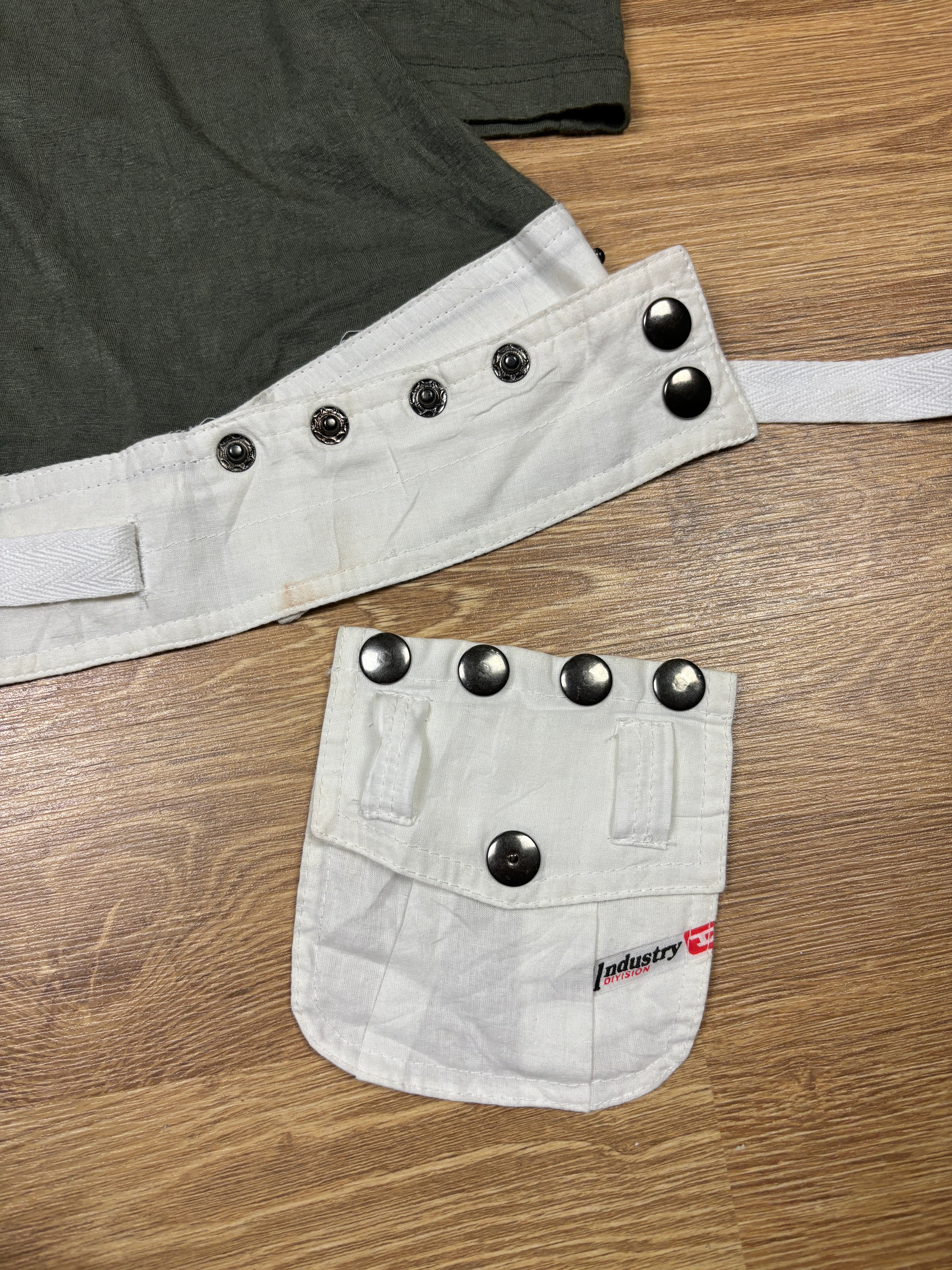 Diesel Khaki Longsleeve with Detachable Pocket
