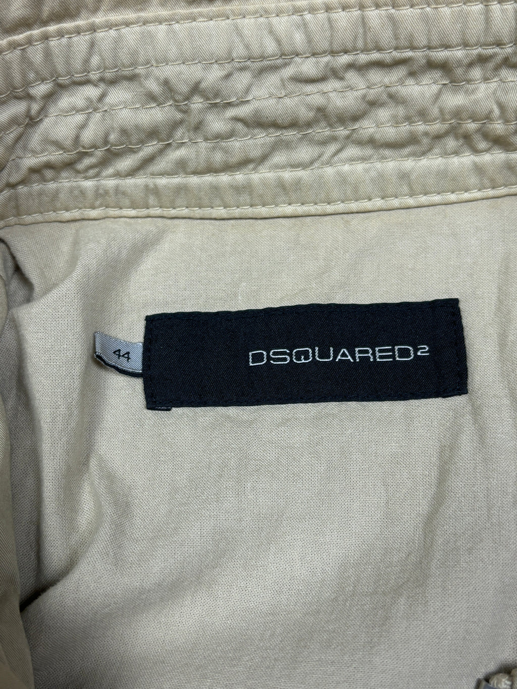 2000s Dsquared2 Asymmetrical Zip Cargo Jacket