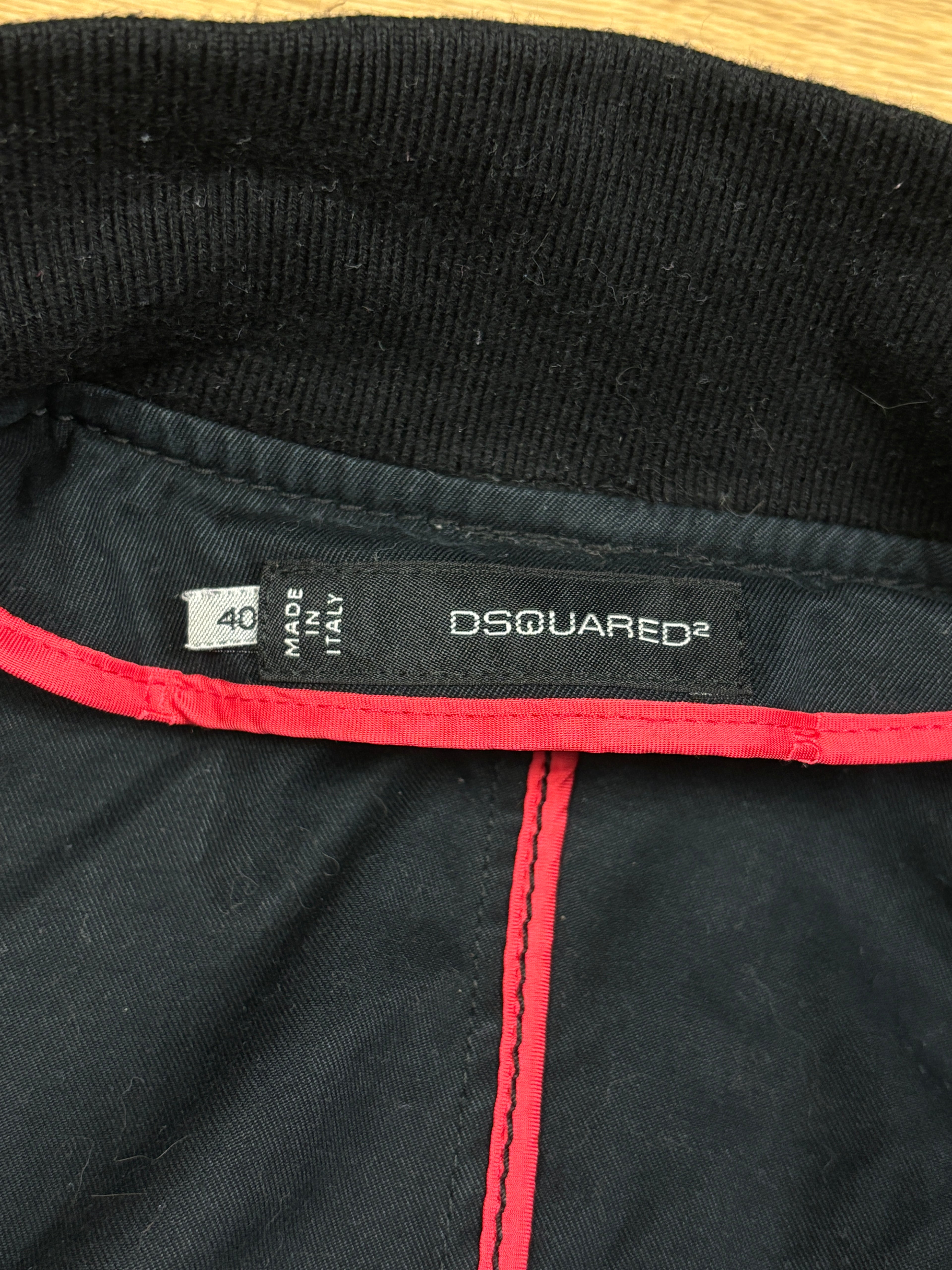 Chaqueta bomber utilitaria de malla táctica Dsquared2 de los 2000