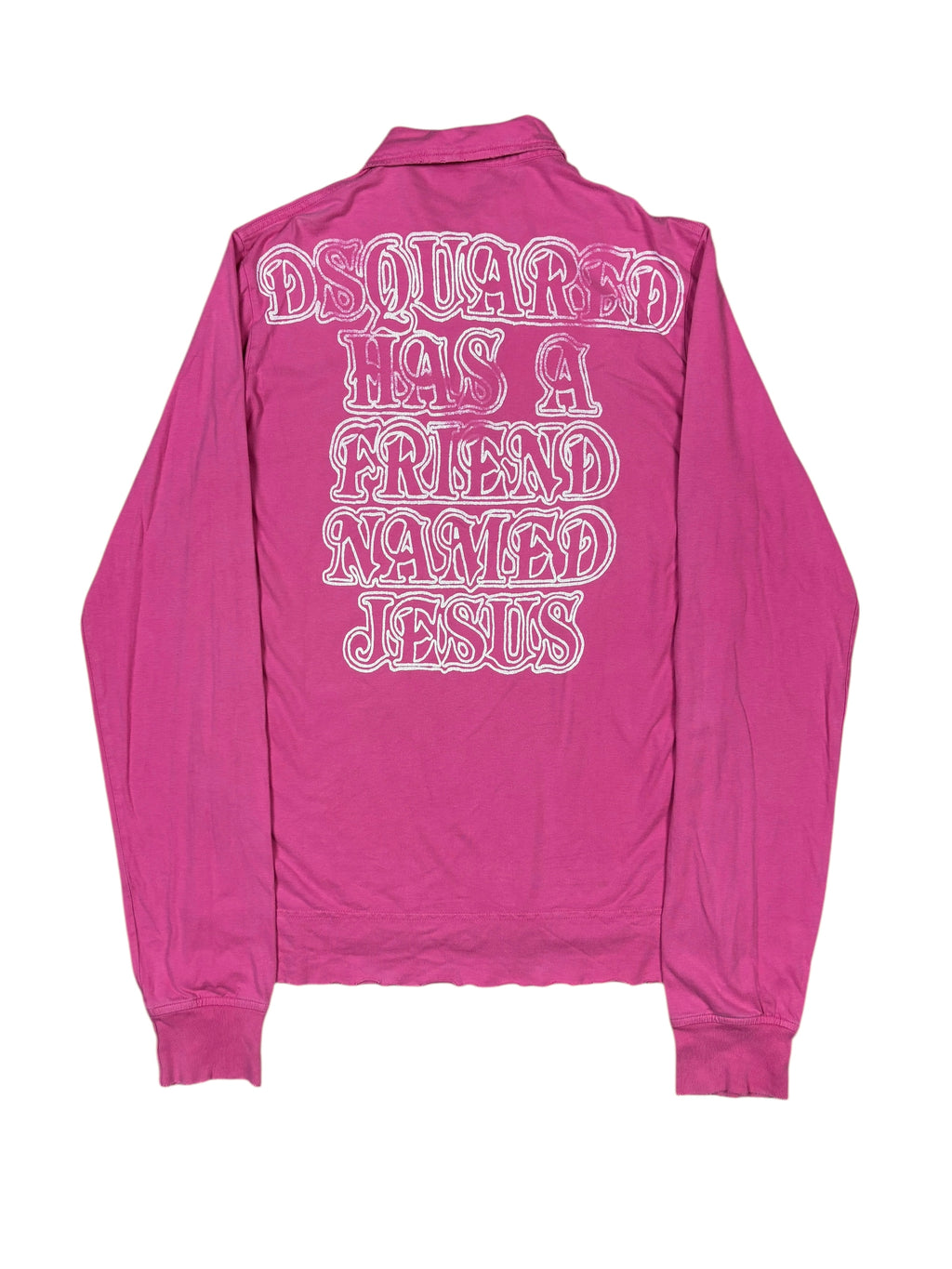 Dsquared2 AW2005 Pink Long Sleeve Polo