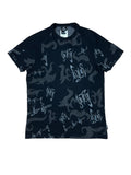 2000s Versace Jeans Gothic Logo T-Shirt