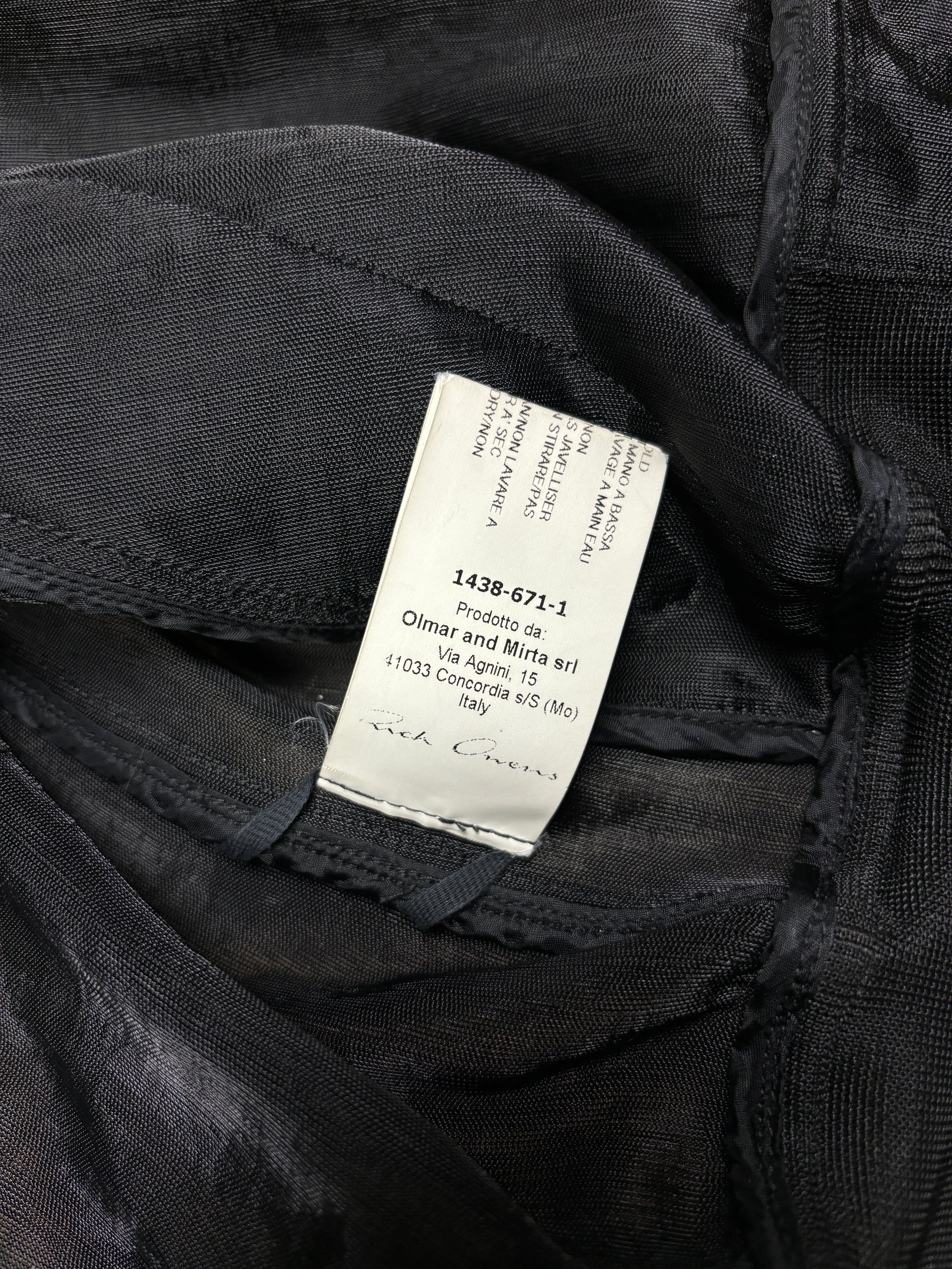 Rick Owens FW2009 Mesh Bomber Jacket
