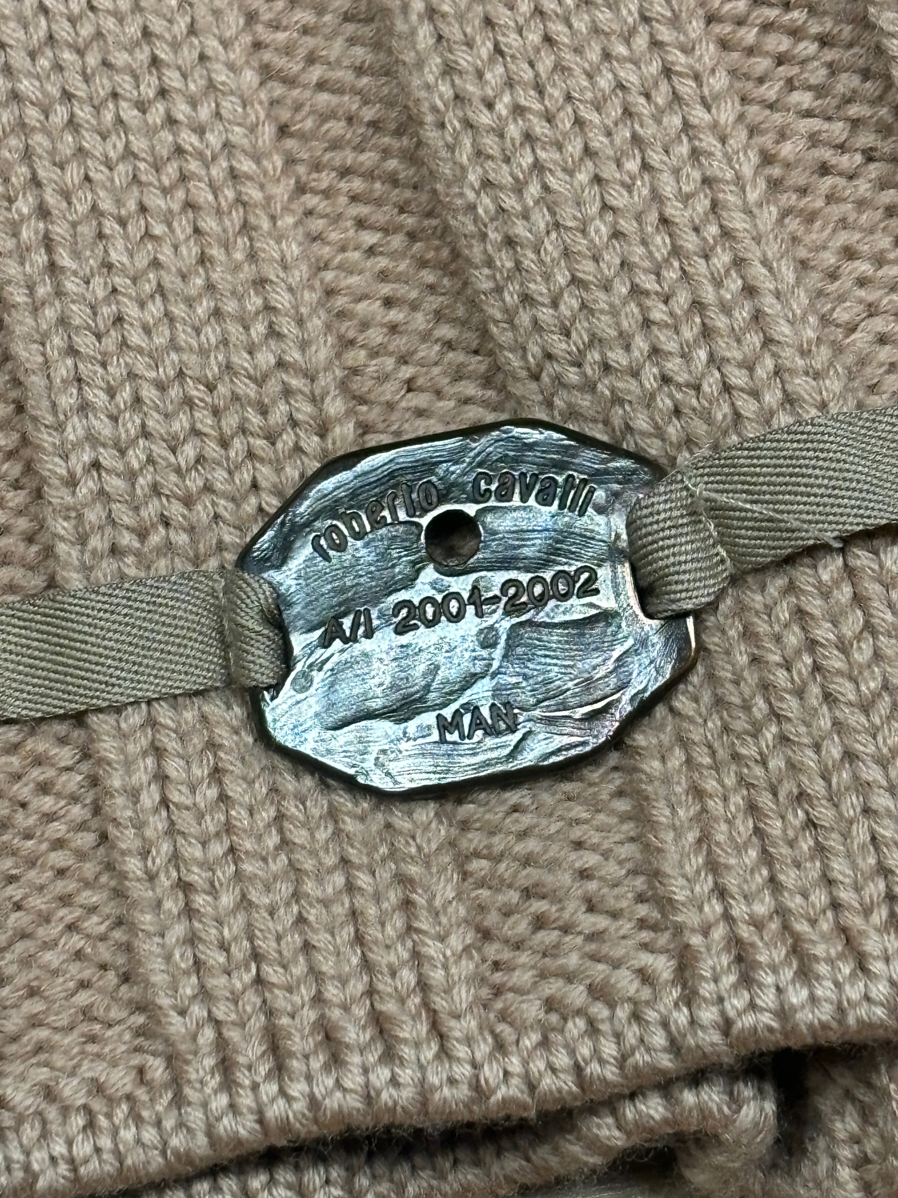 AW2001 Roberto Cavalli Woolen Turtleneck Knit