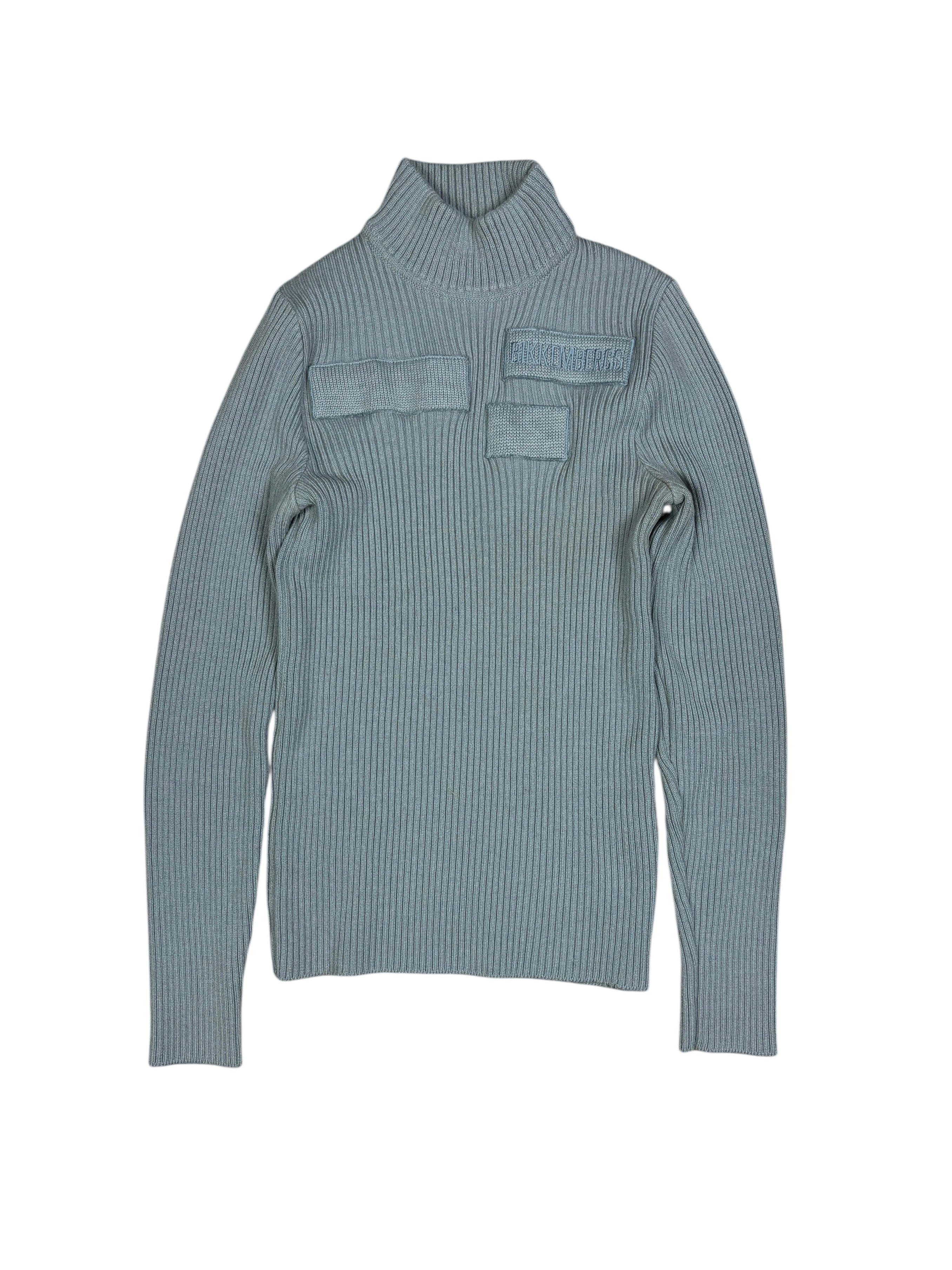 2000s Dirk Bikkembergs Ribbed Turtleneck Knit