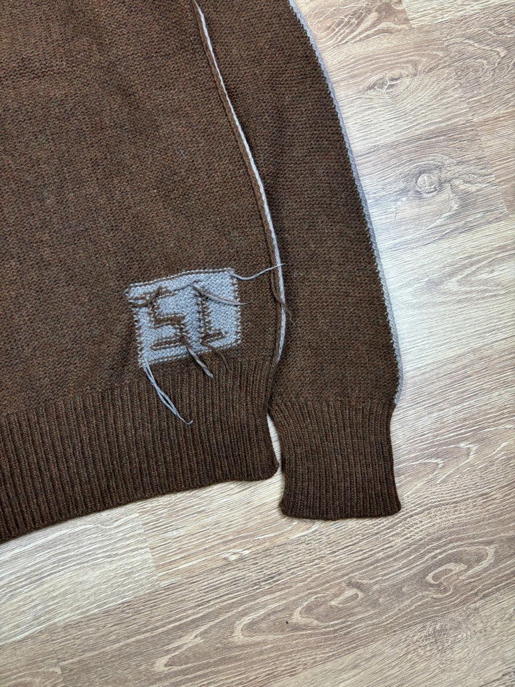 Diesel StyleLab Brown Wool Knit
