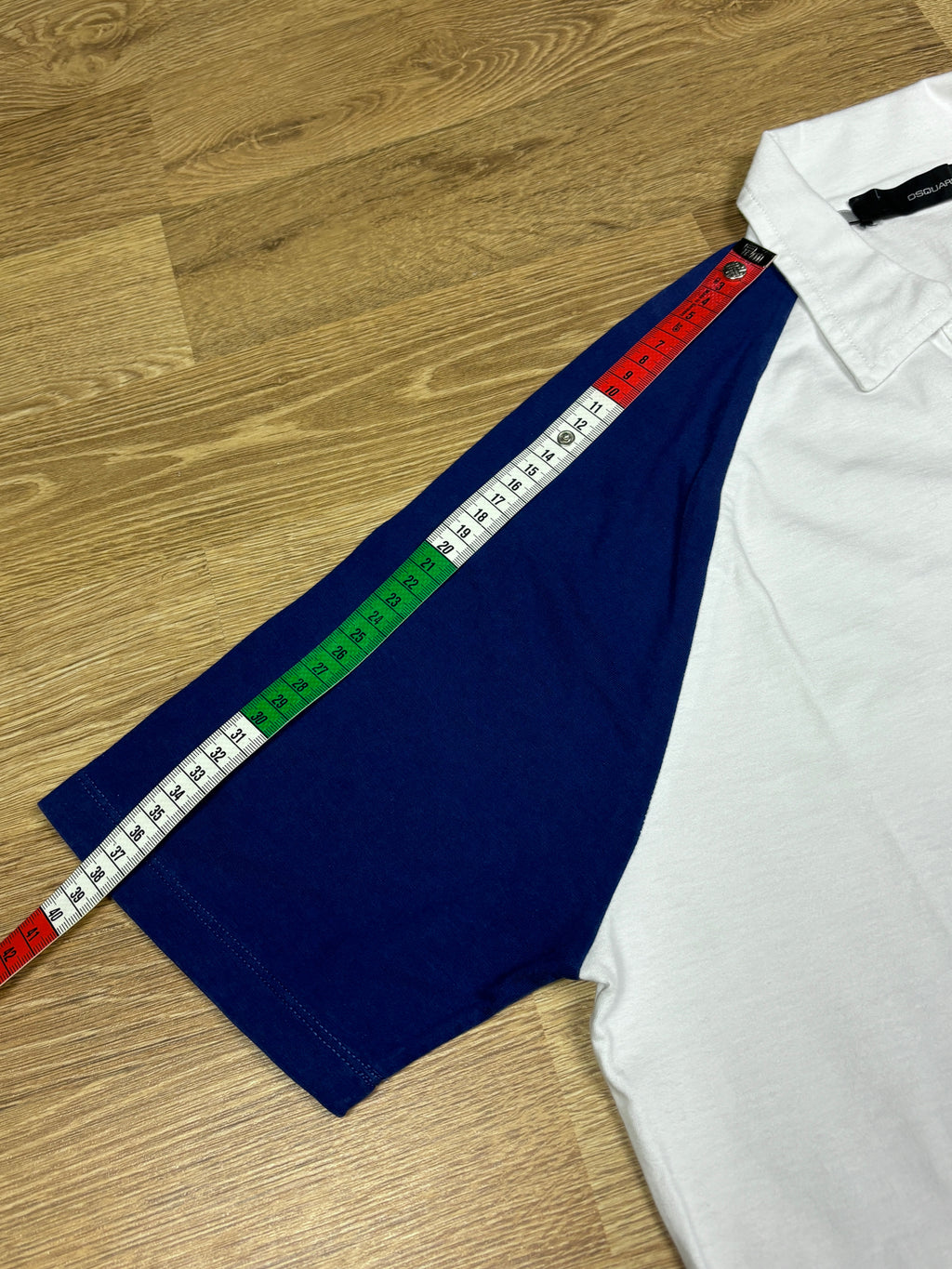 Polo Tricolor Dsquared2 "You Rock Dude!" de los 2000