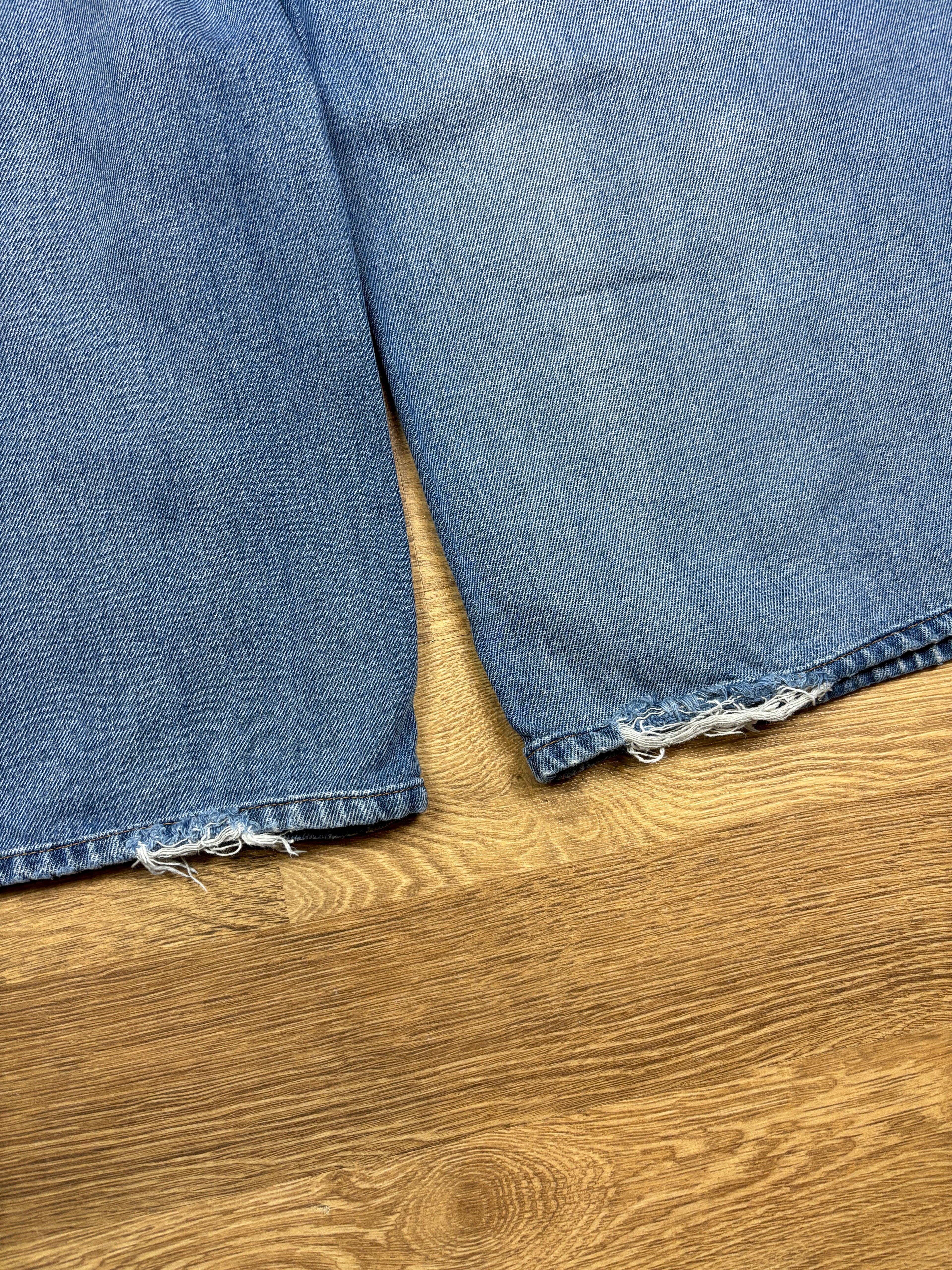 MM6 Maison Margiela Wide Leg Drawstring Denim Jeans