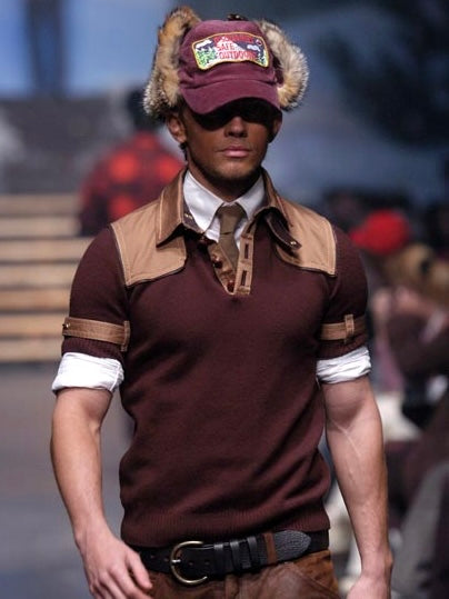 AW2004 Dsquared2 Runway Wool Knit Polo