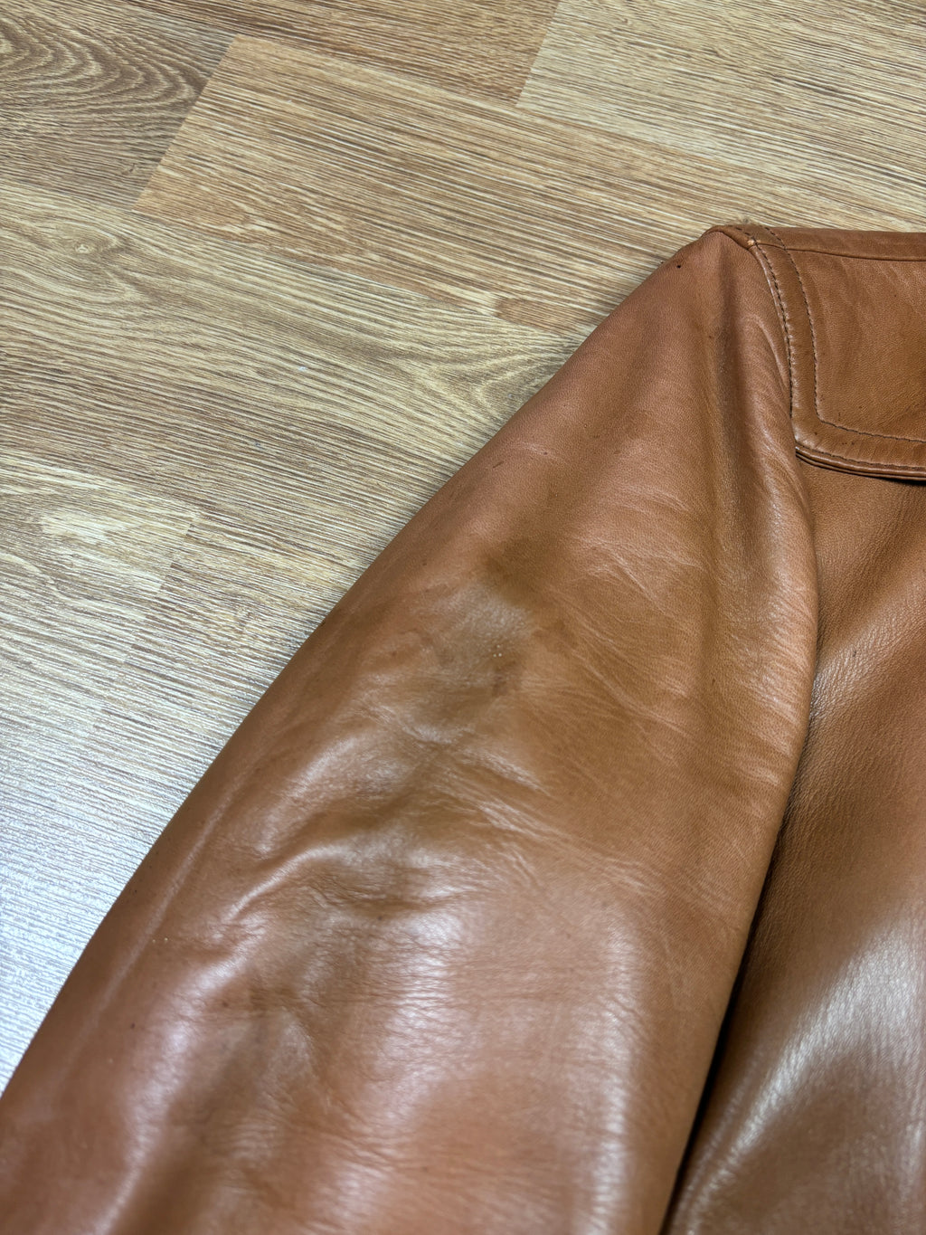 Gucci 2000s Leather Biker Jacket with GG Belt