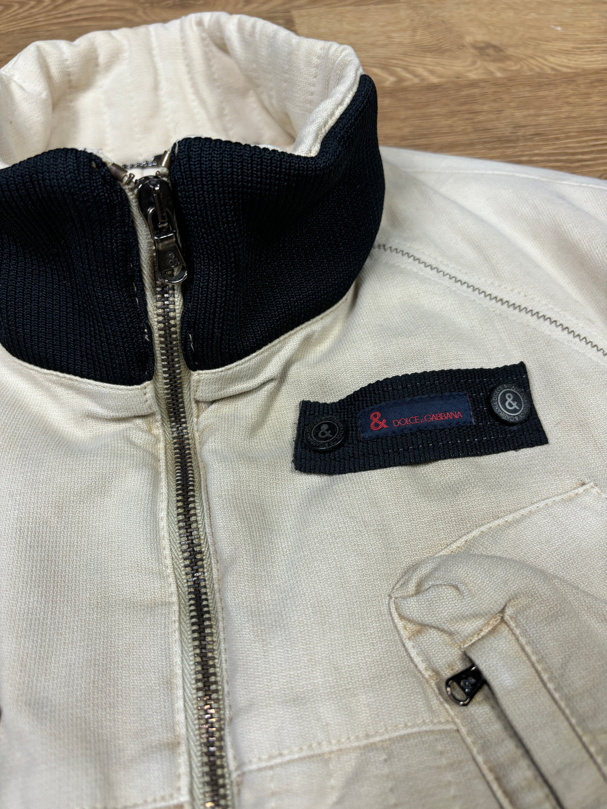 2000s Dolce & Gabbana Faded Utility Jacket