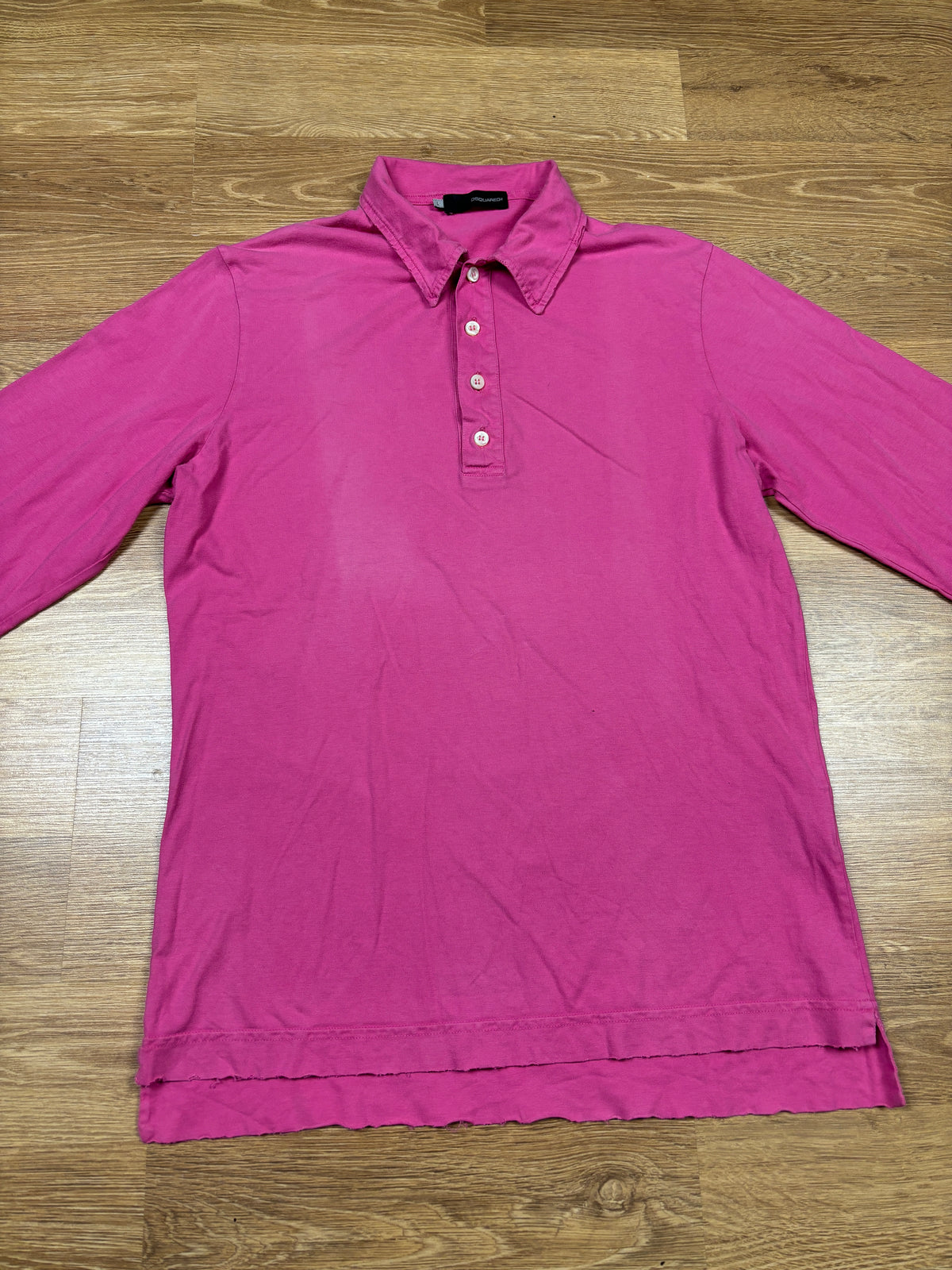 Dsquared2 AW2005 Pink Long Sleeve Polo