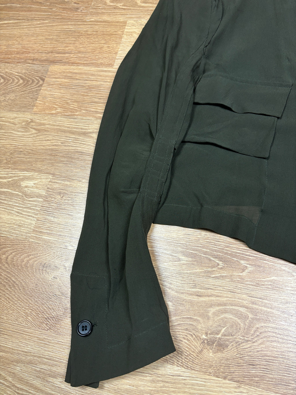 SS2003 Ann Demeulemeester Cropped Structured Button Jacket