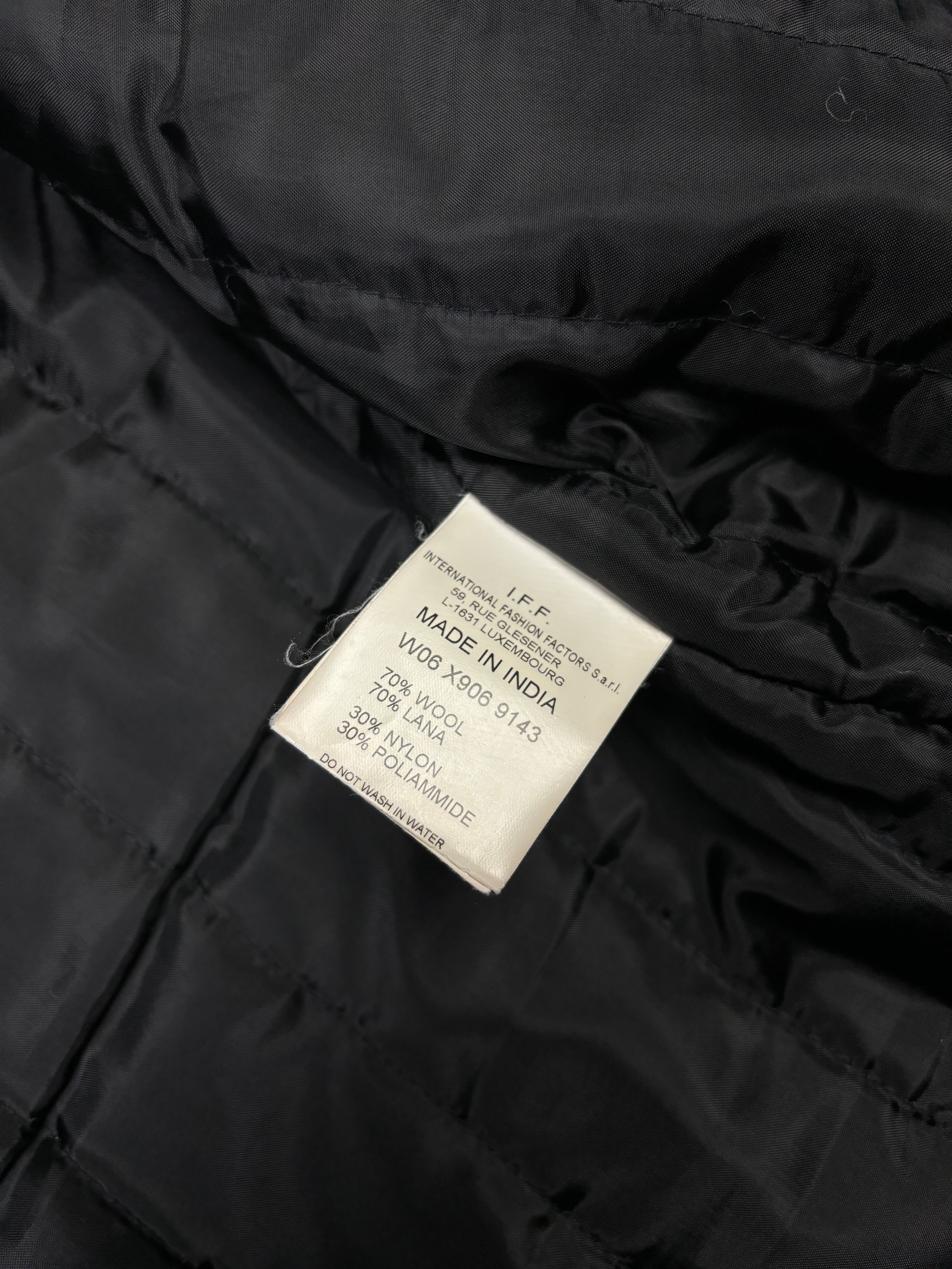2000s Dirk Bikkembergs Leather & Wool Hybrid Jacket