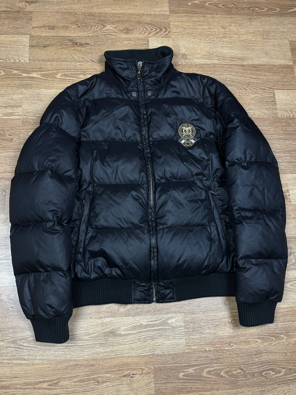 2000s Dolce & Gabbana Black Puffer Jacket