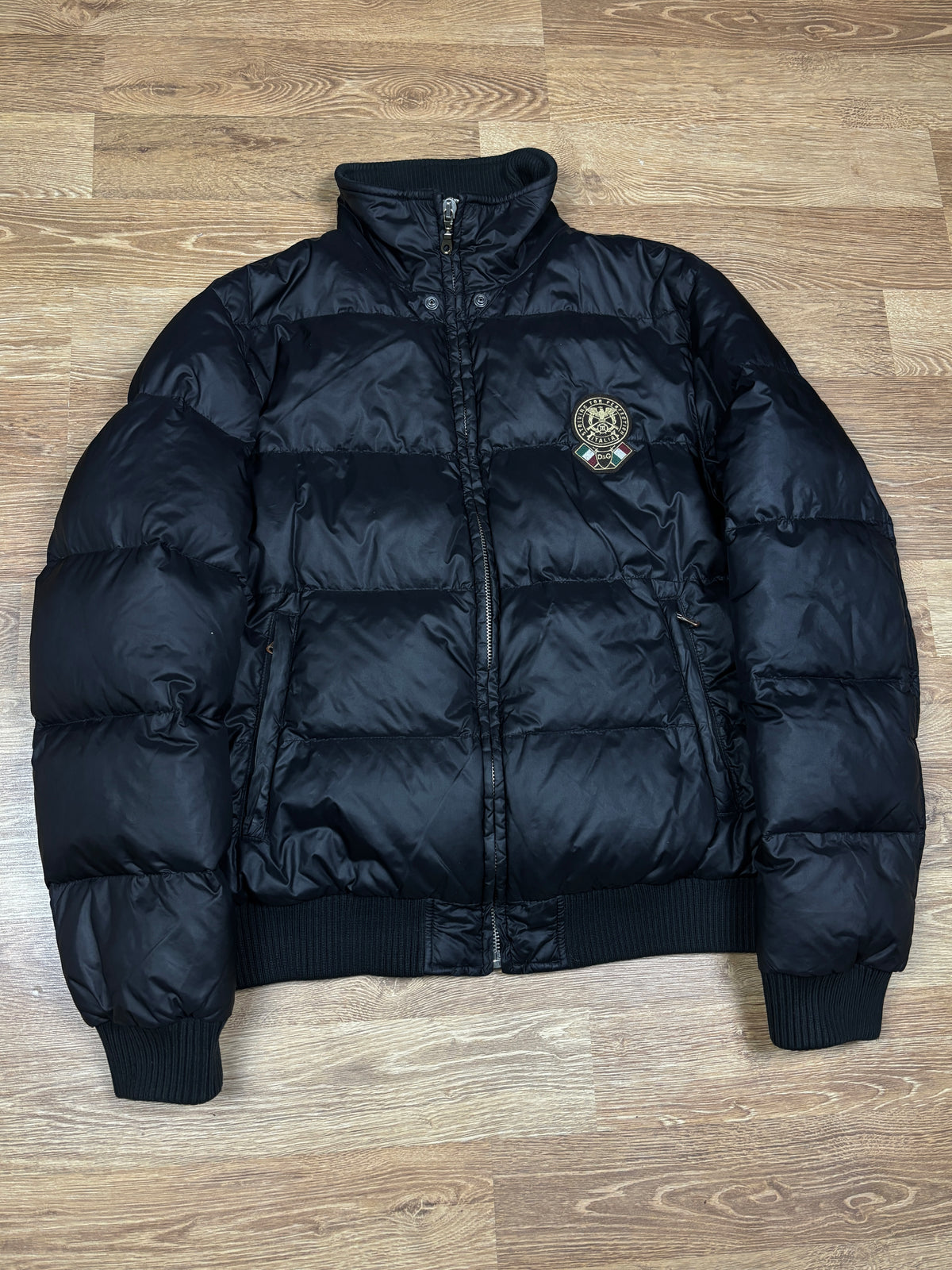 2000s Dolce & Gabbana Black Puffer Jacket
