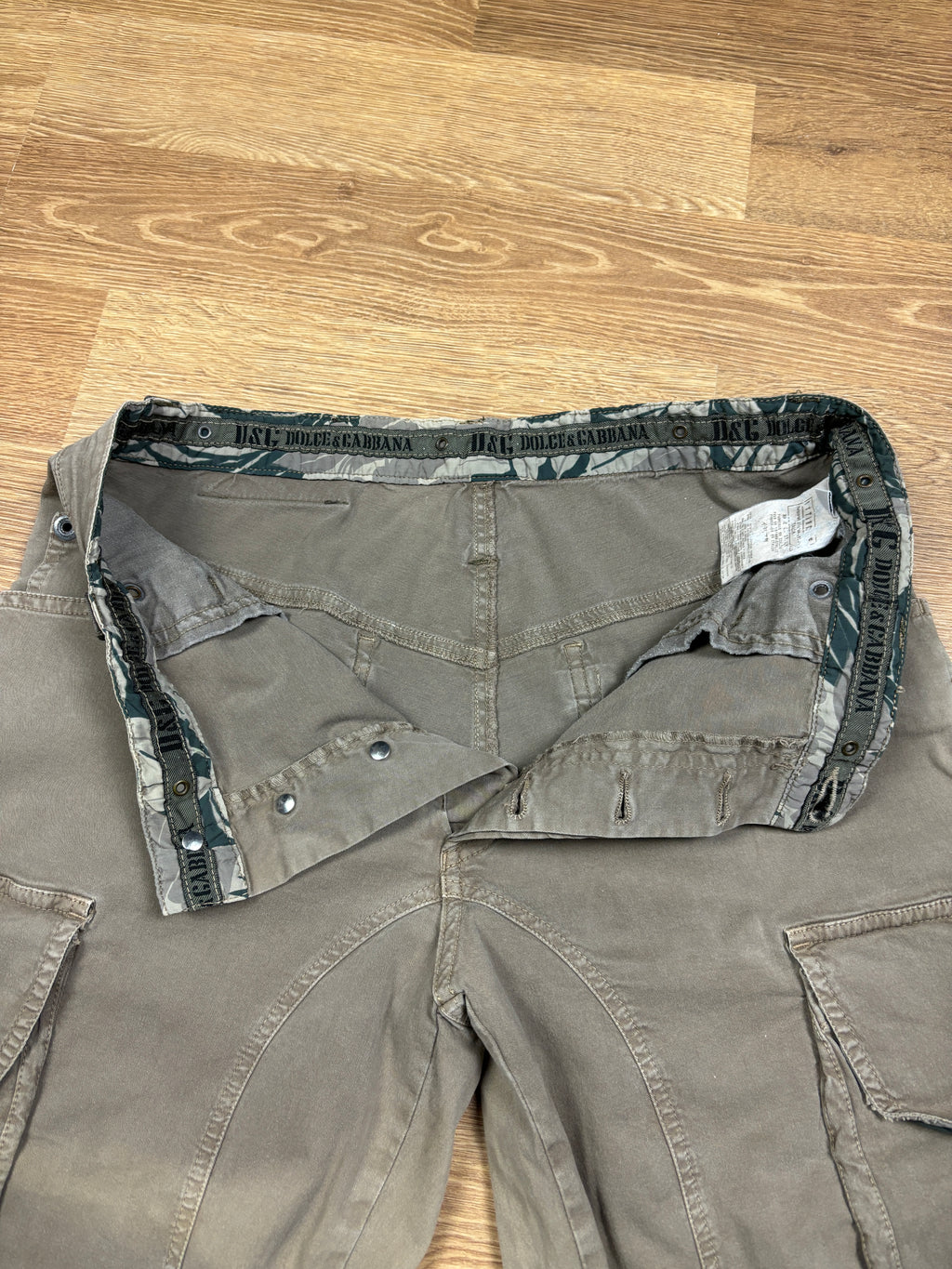 SS2003 Dolce & Gabbana Bondage Cargo Shorts