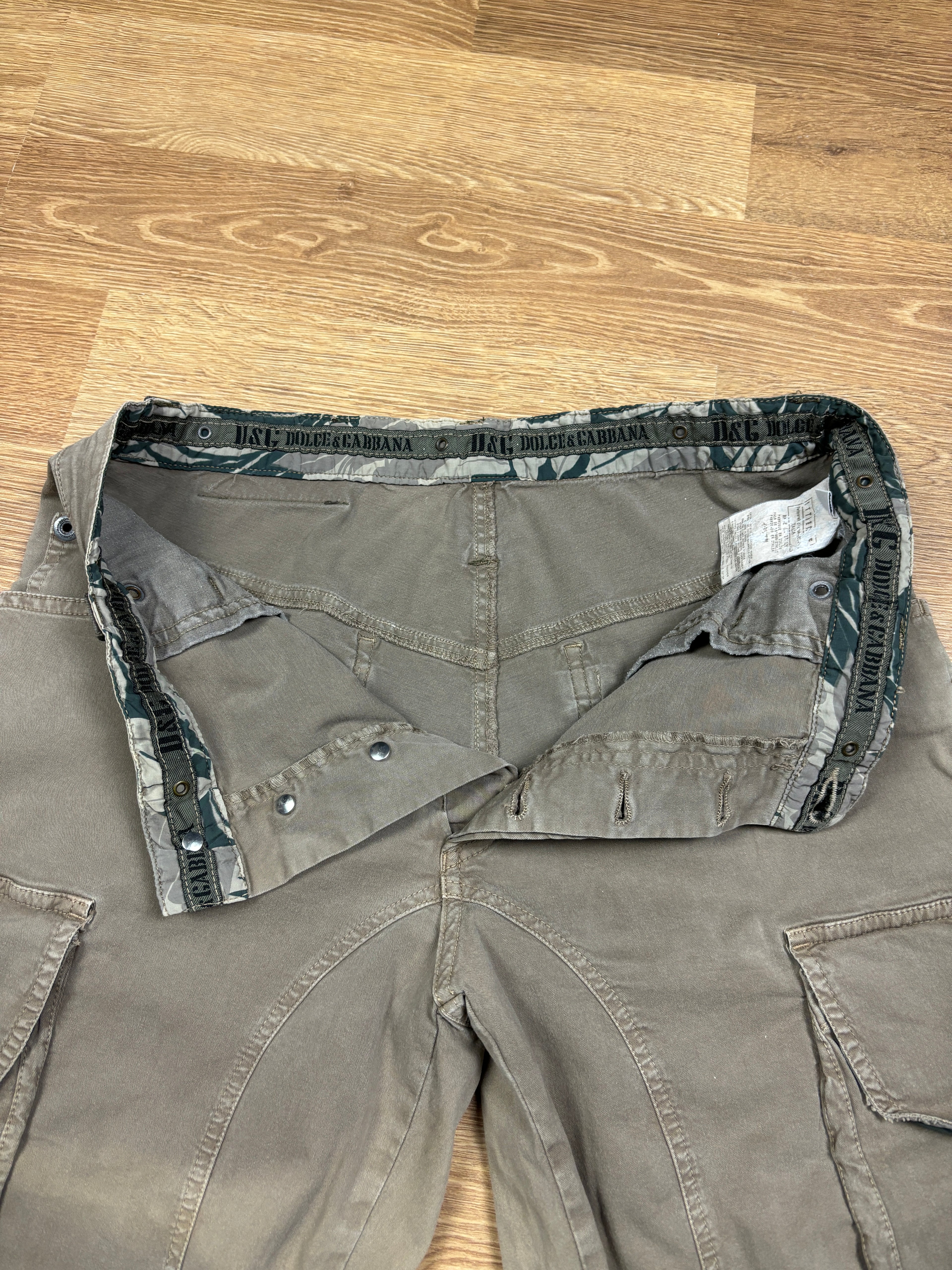 SS2003 Dolce & Gabbana Bondage Cargo Shorts