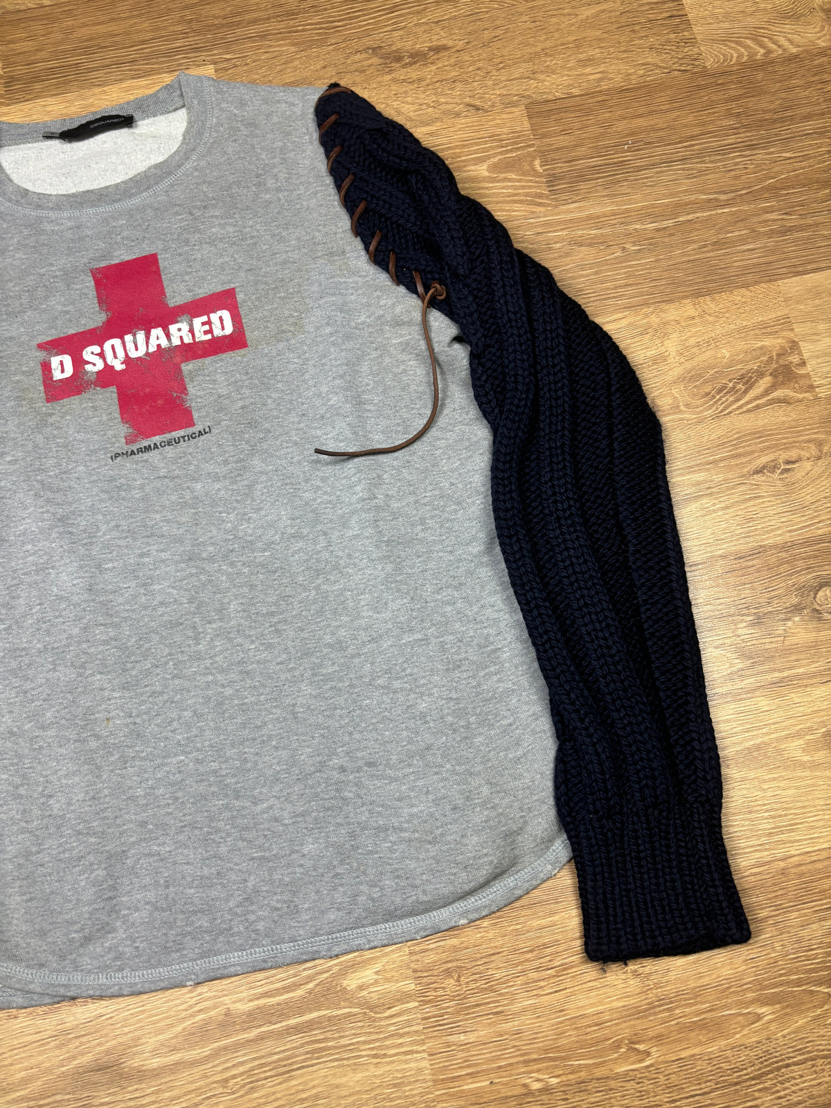 Dsquared2 AW2002 Runway Pharmaceutical Hybrid Knit Sweater